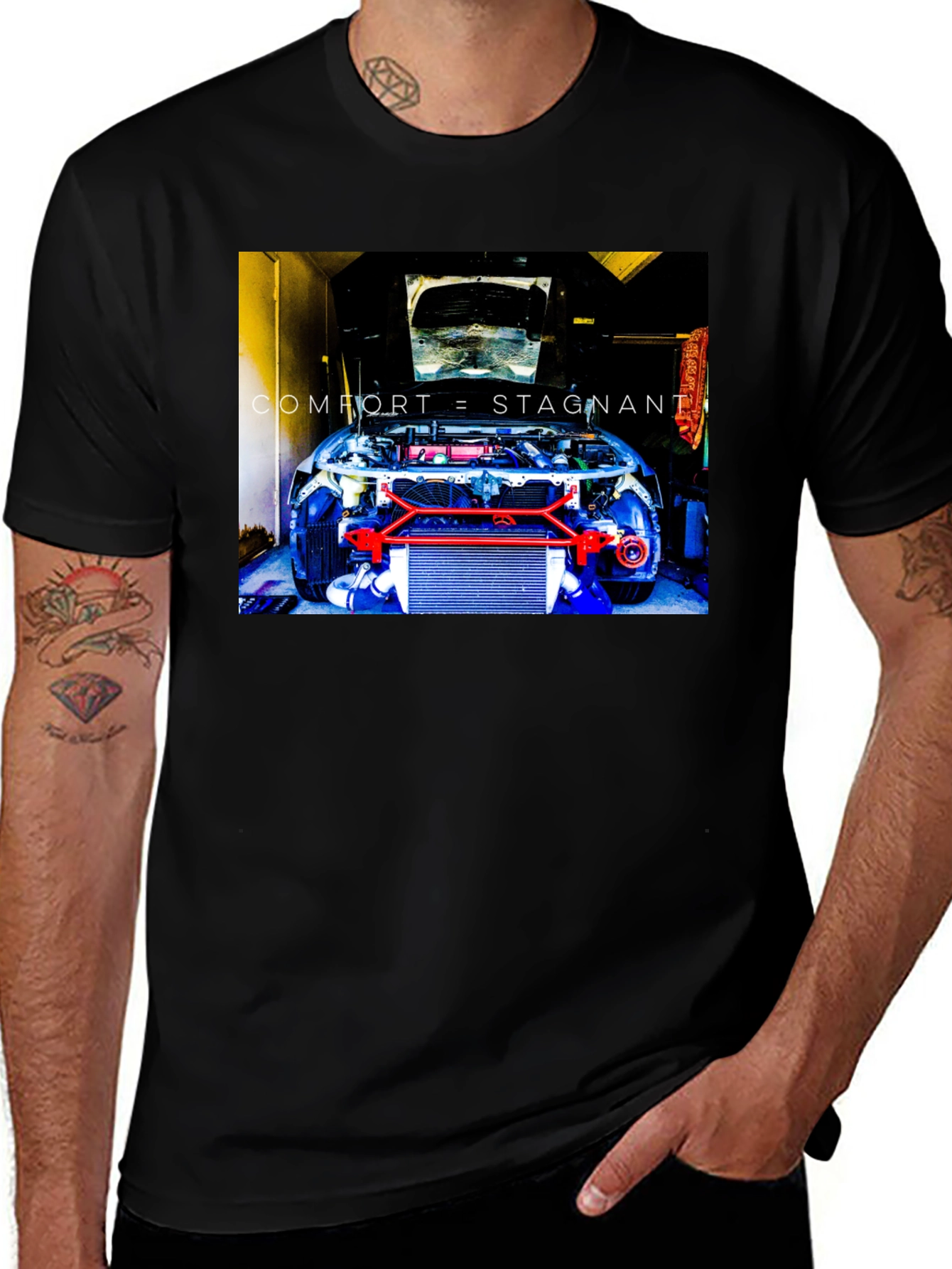 Variant 17 of Comfort = Stagnant Car Engine T-Shirt