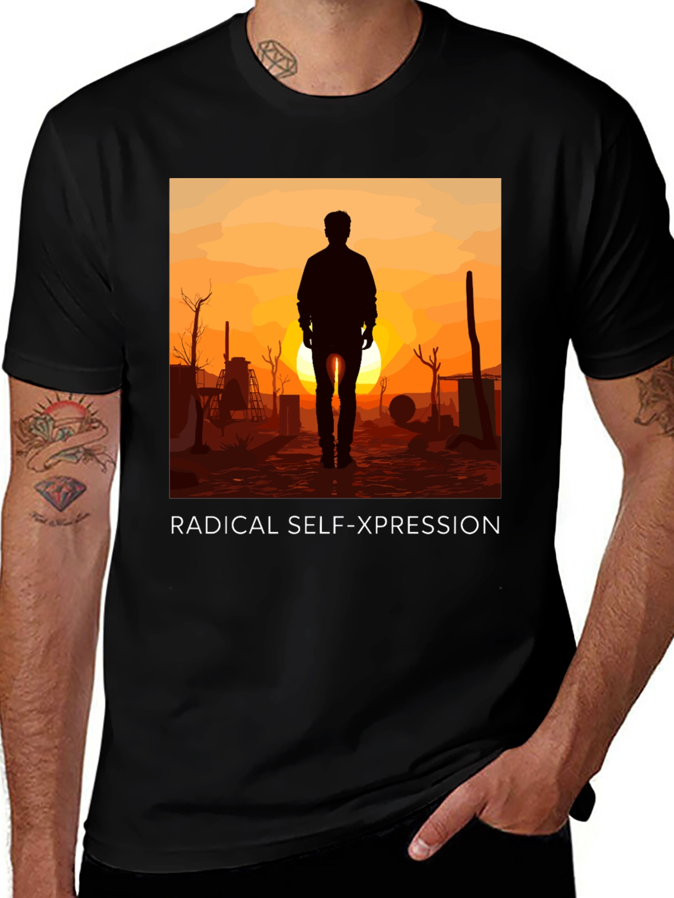 Variant 10 of Radical Self-Expression Graphic Tee