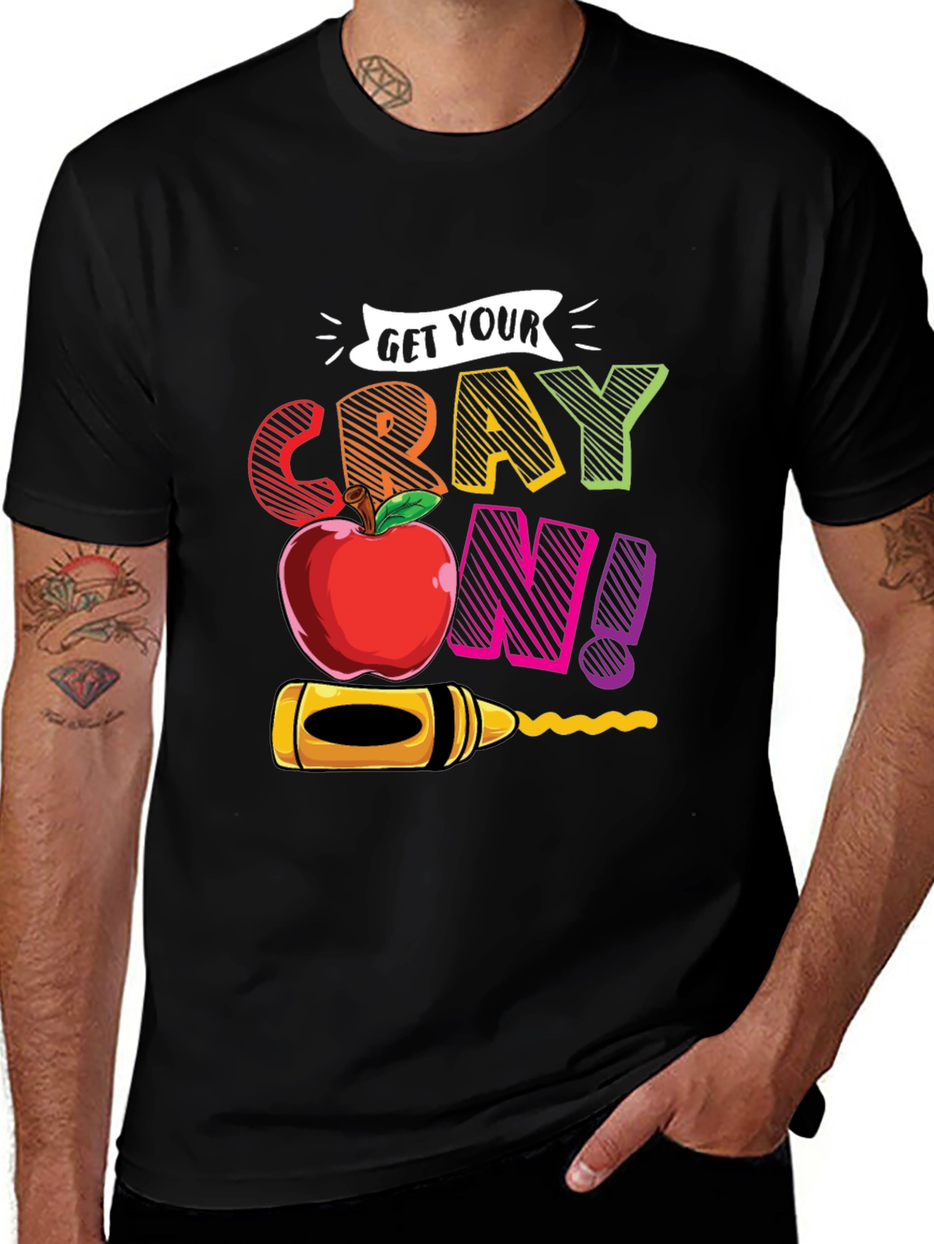 Variant 13 of Get Your Crayon On! Graphic T-Shirt