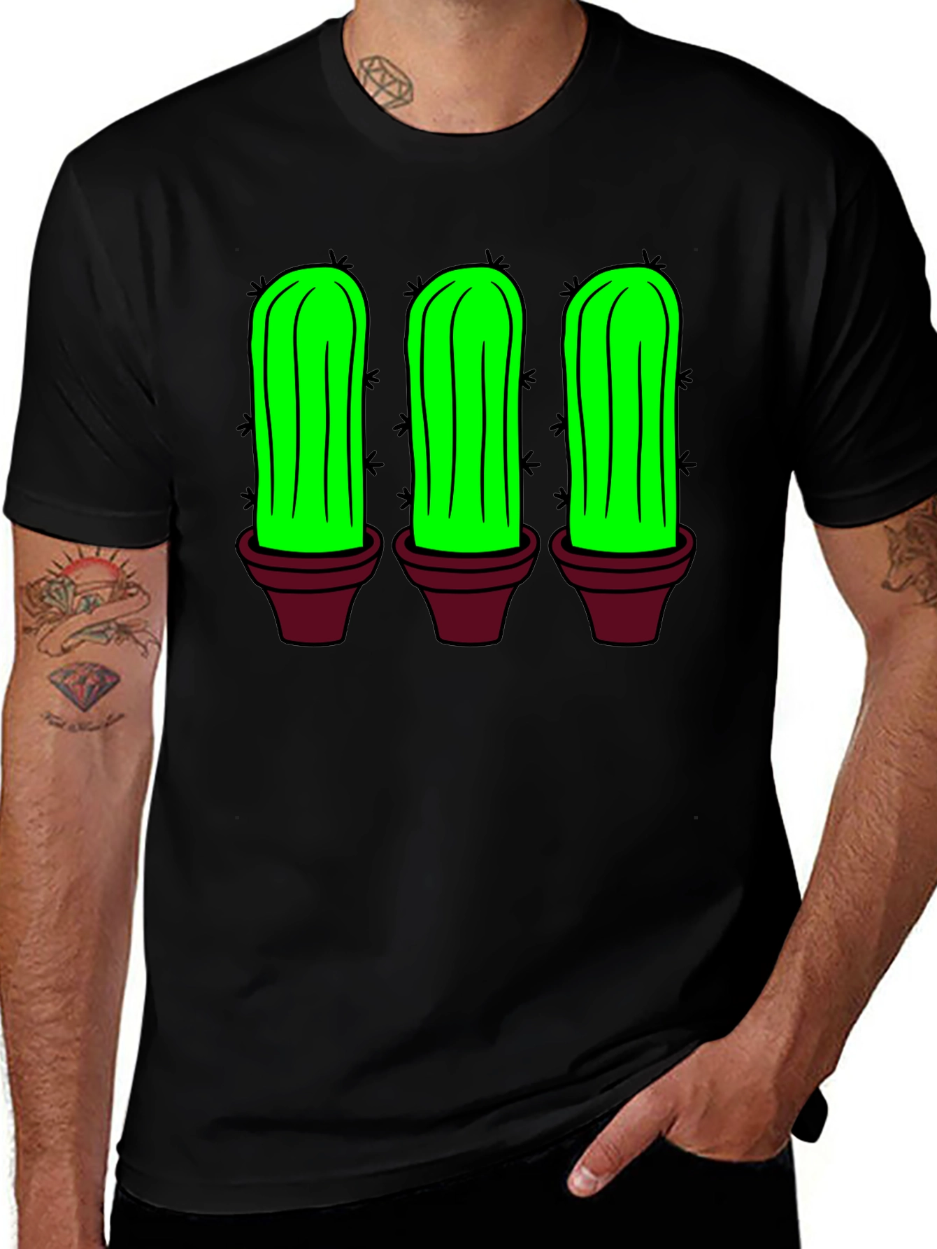 Variant 11 of Cactus T-Shirt - Fun Graphic Tee for Plant Lovers