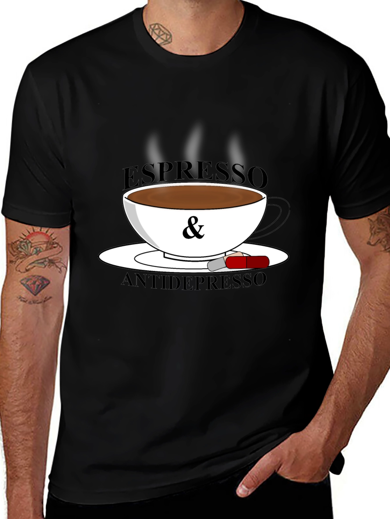 Variant 11 of Espresso & Antidepressants Graphic T-Shirt