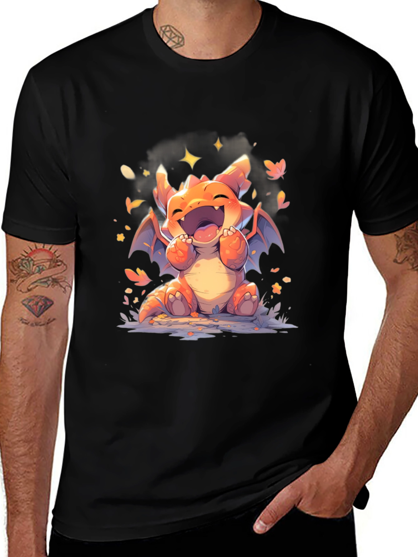Variant 26 of Cute Dragon Graphic T-Shirt
