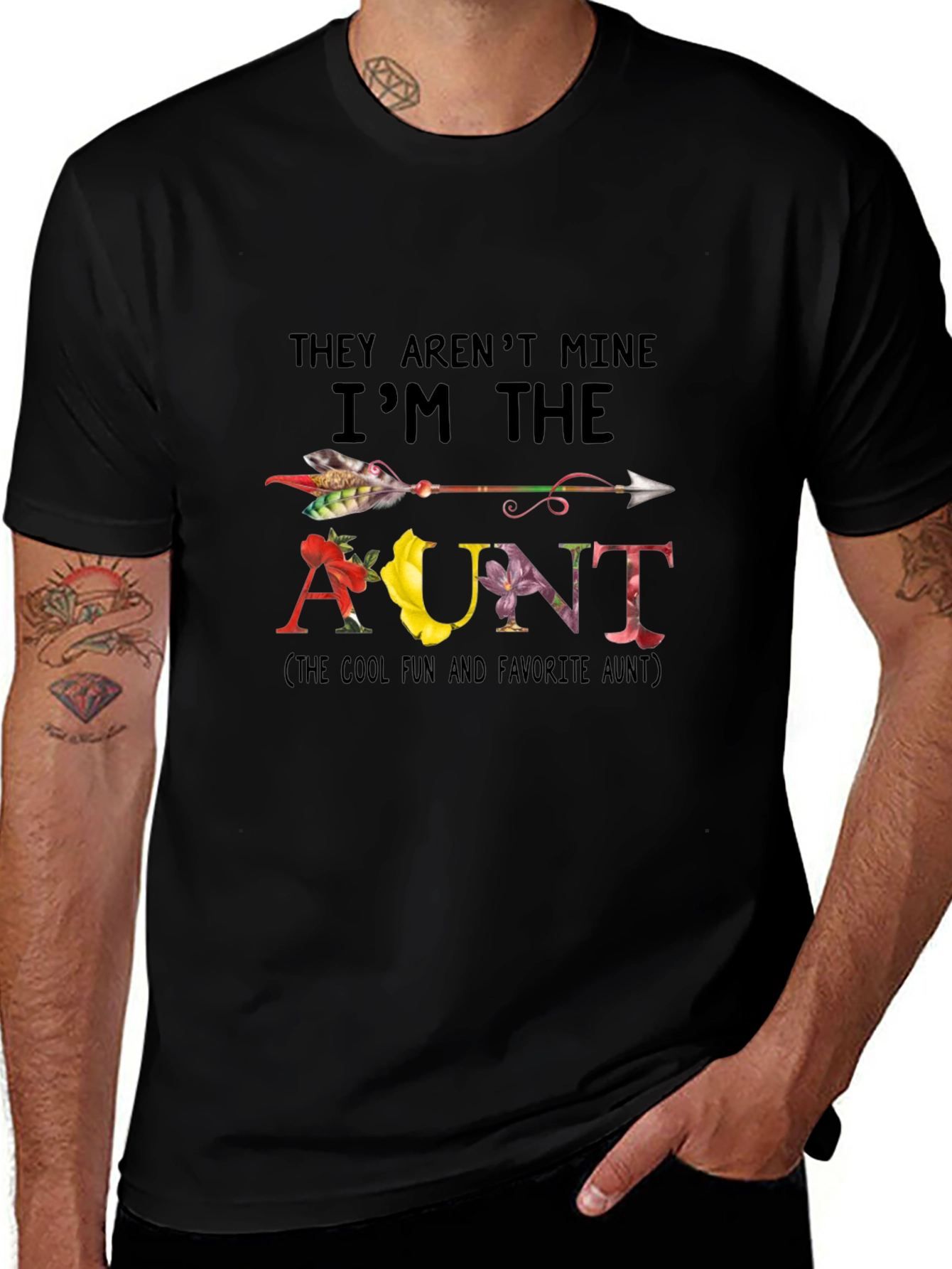 Variant 22 of Funny Aunt T-Shirt - They Aren't Mine