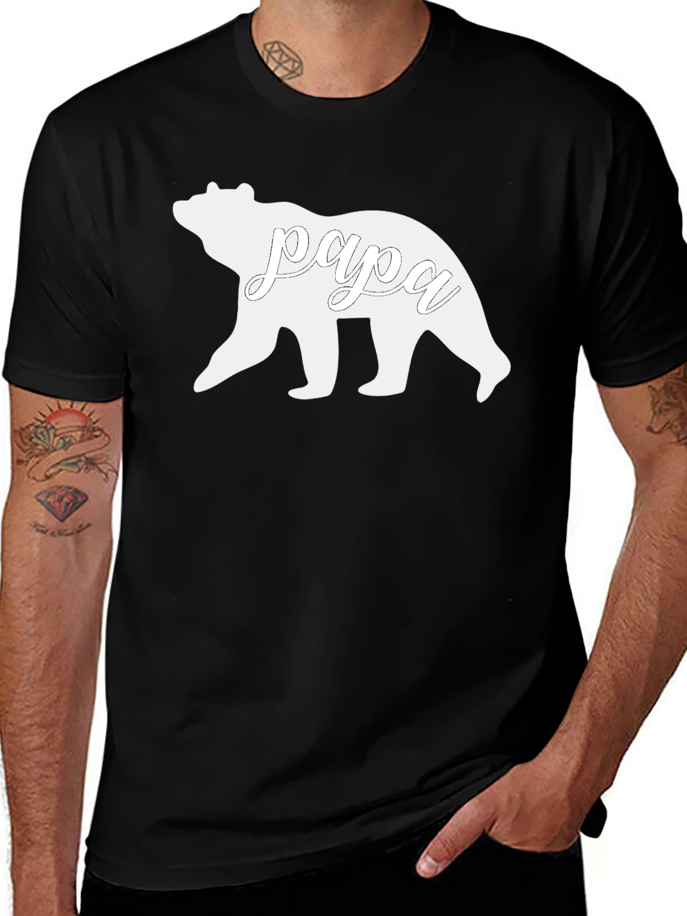 Papa Bear T-Shirt - Father's Day Gift