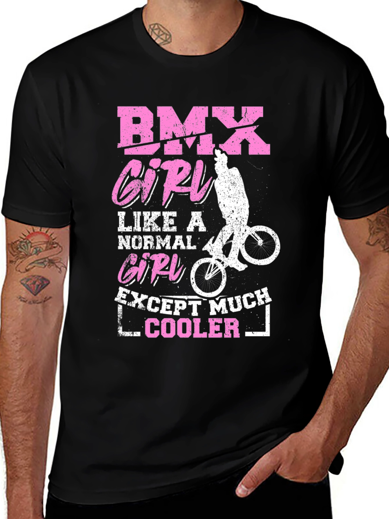 BMX Girl T-Shirt - Except Much Cooler!