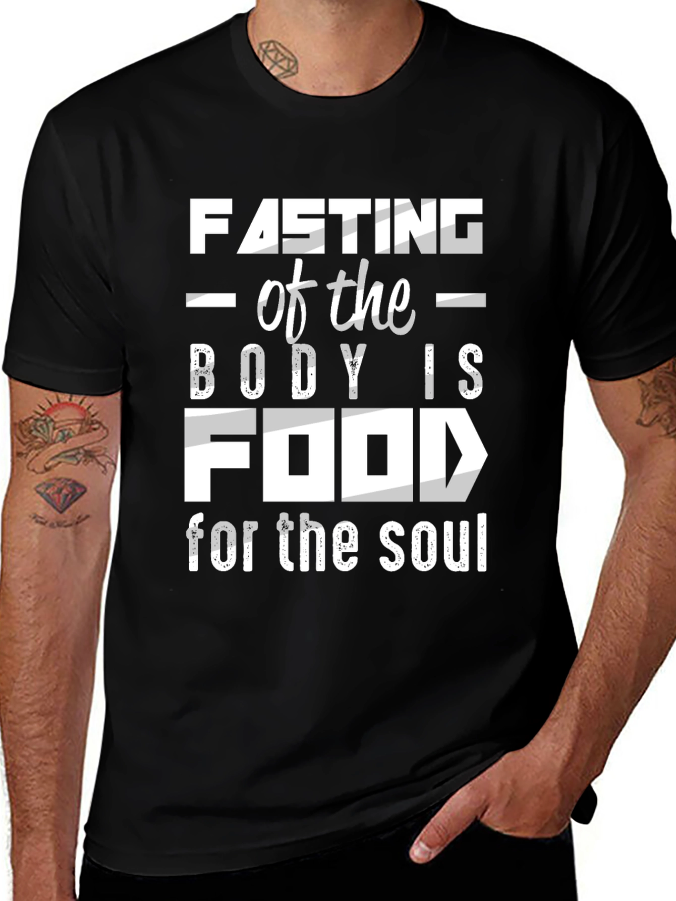 Variant 11 of Fasting for the Soul Graphic T-Shirt