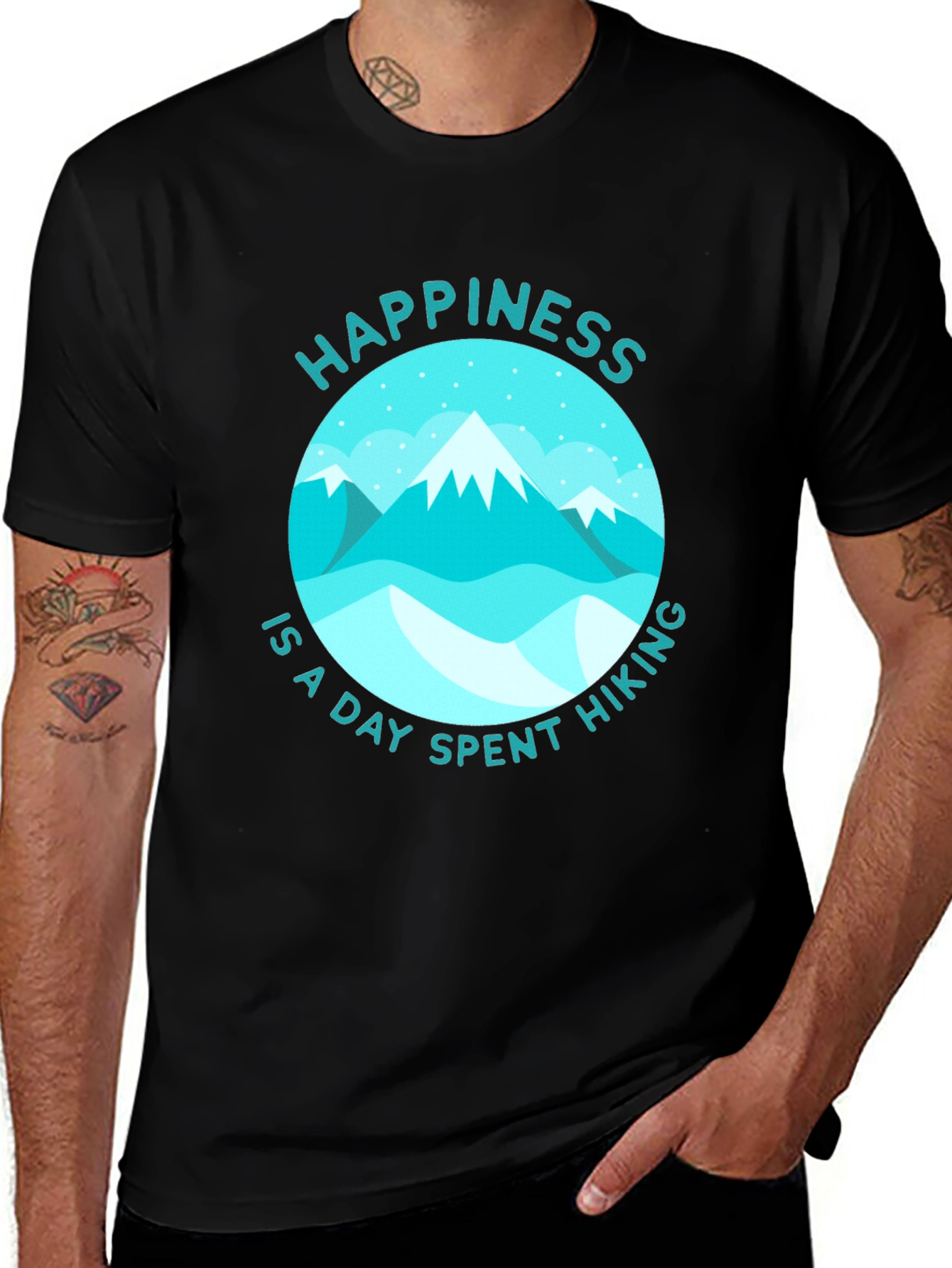 Variant 6 of Happiness Hiking T-Shirt