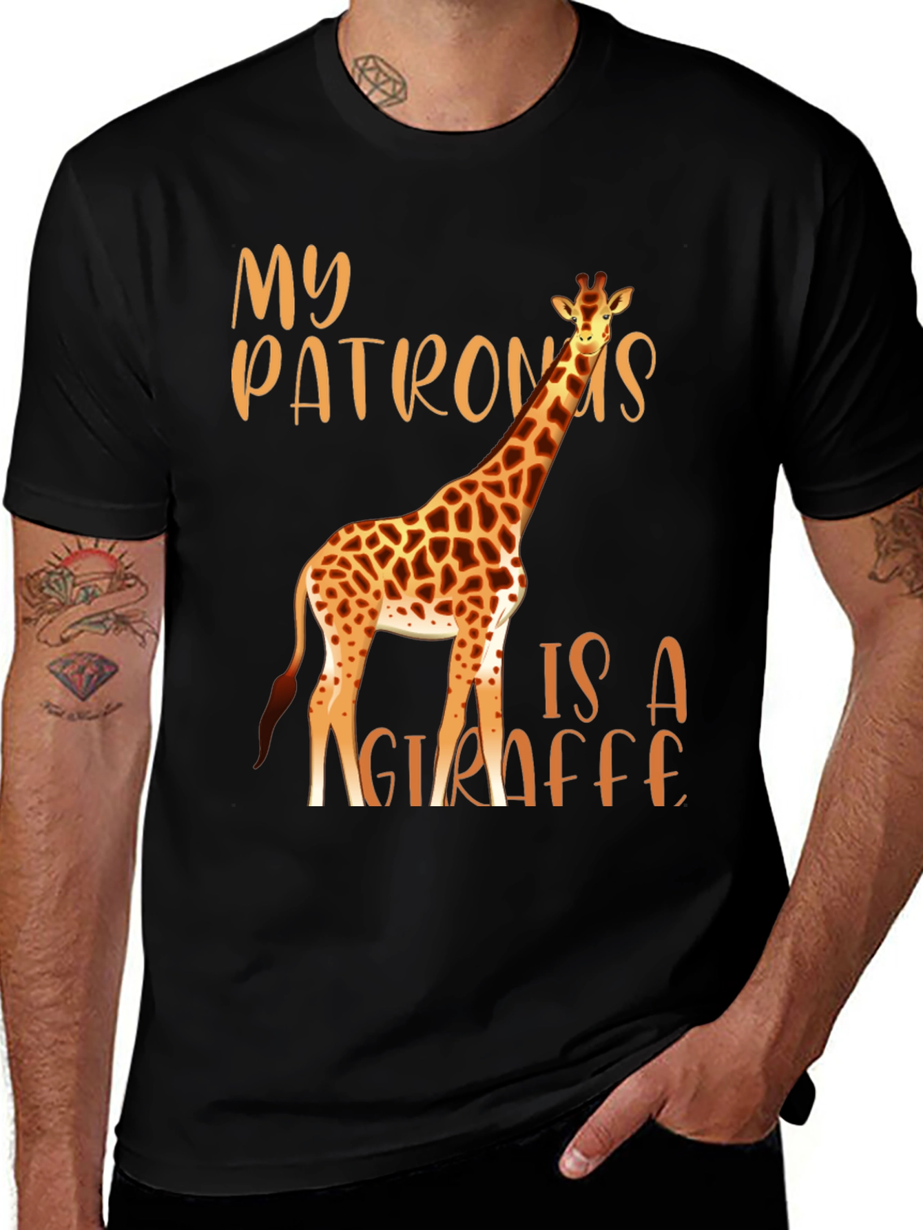 Variant 20 of My Patronus Is A Giraffe T-Shirt