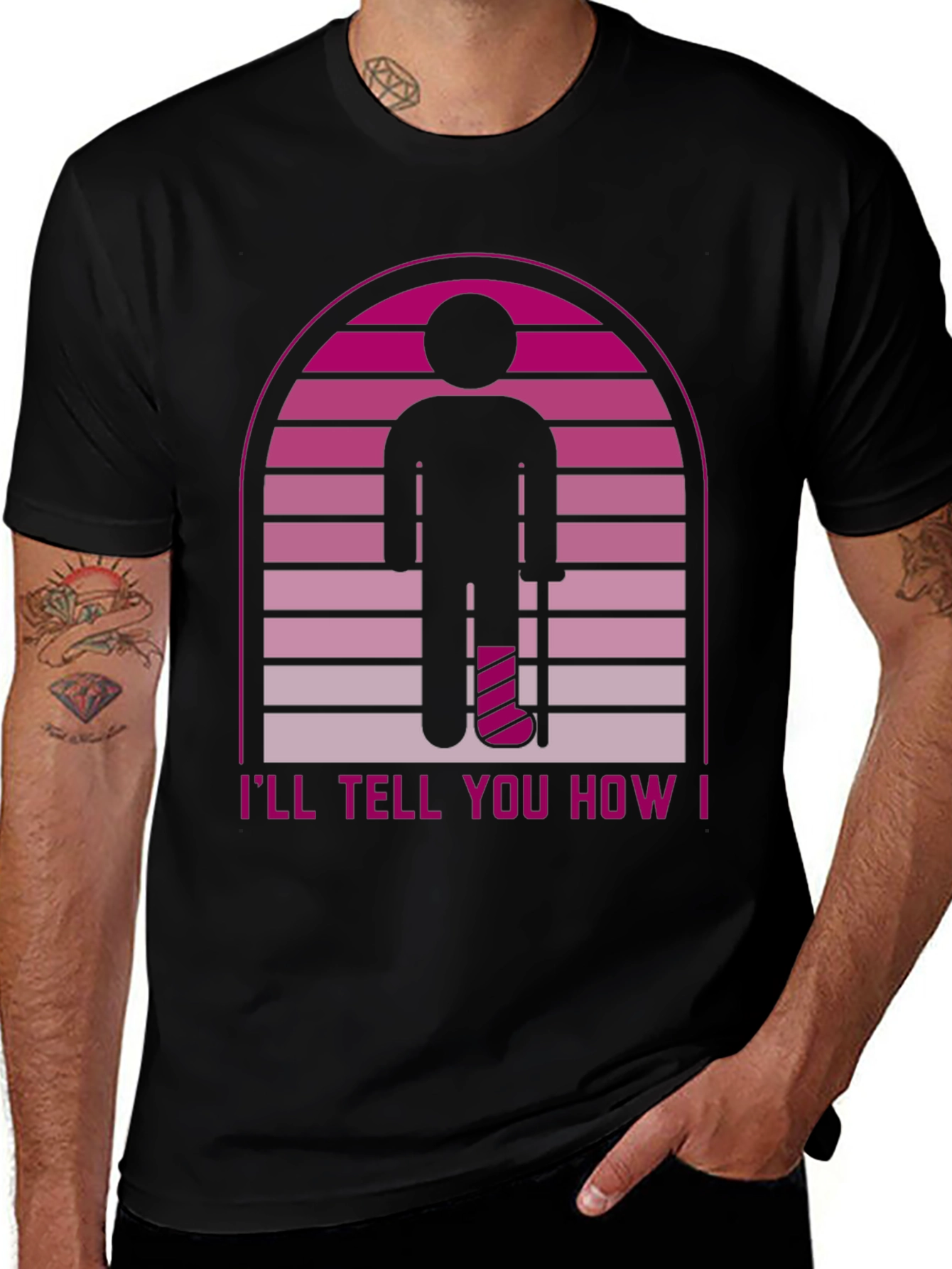 Variant 17 of I'll Tell You How I Broke My Leg T-Shirt
