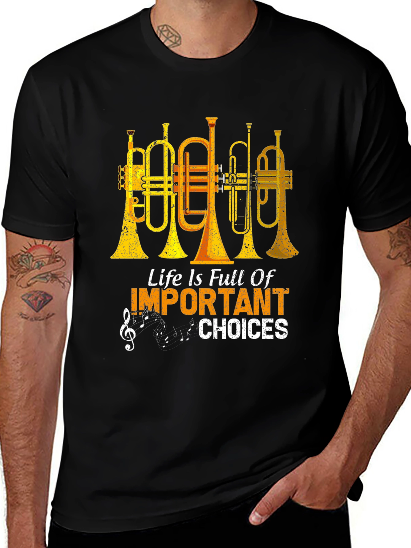 Variant 15 of Music Lover's Tee: Life is Full of Choices