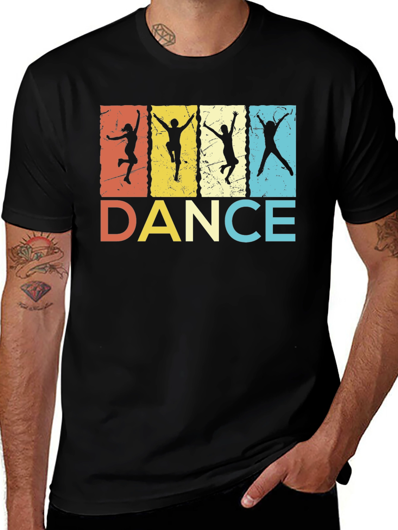 Variant 25 of Retro Dance Silhouette T-Shirt