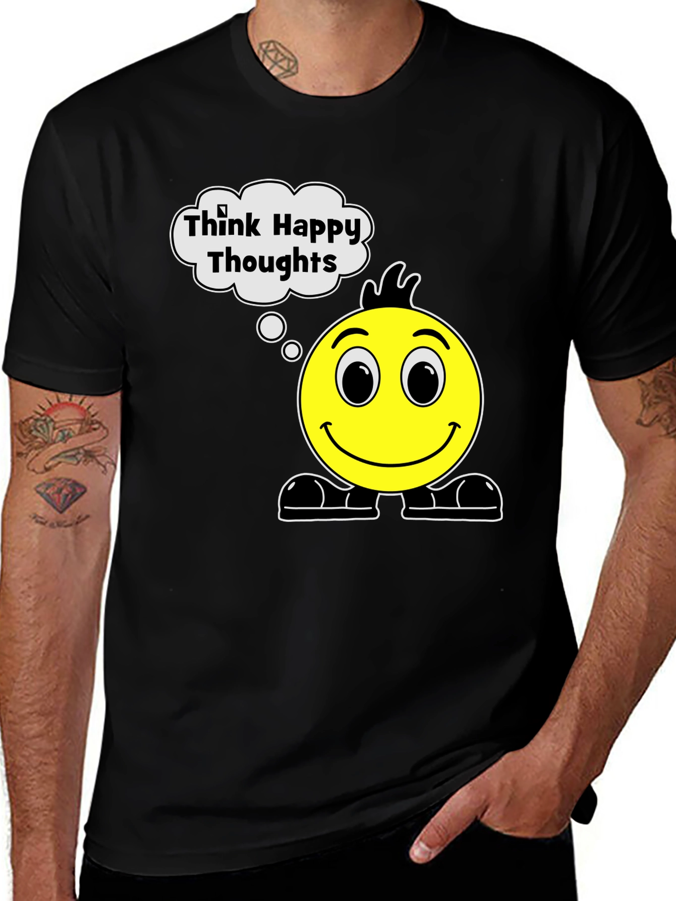 Think Happy Thoughts Graphic Tee