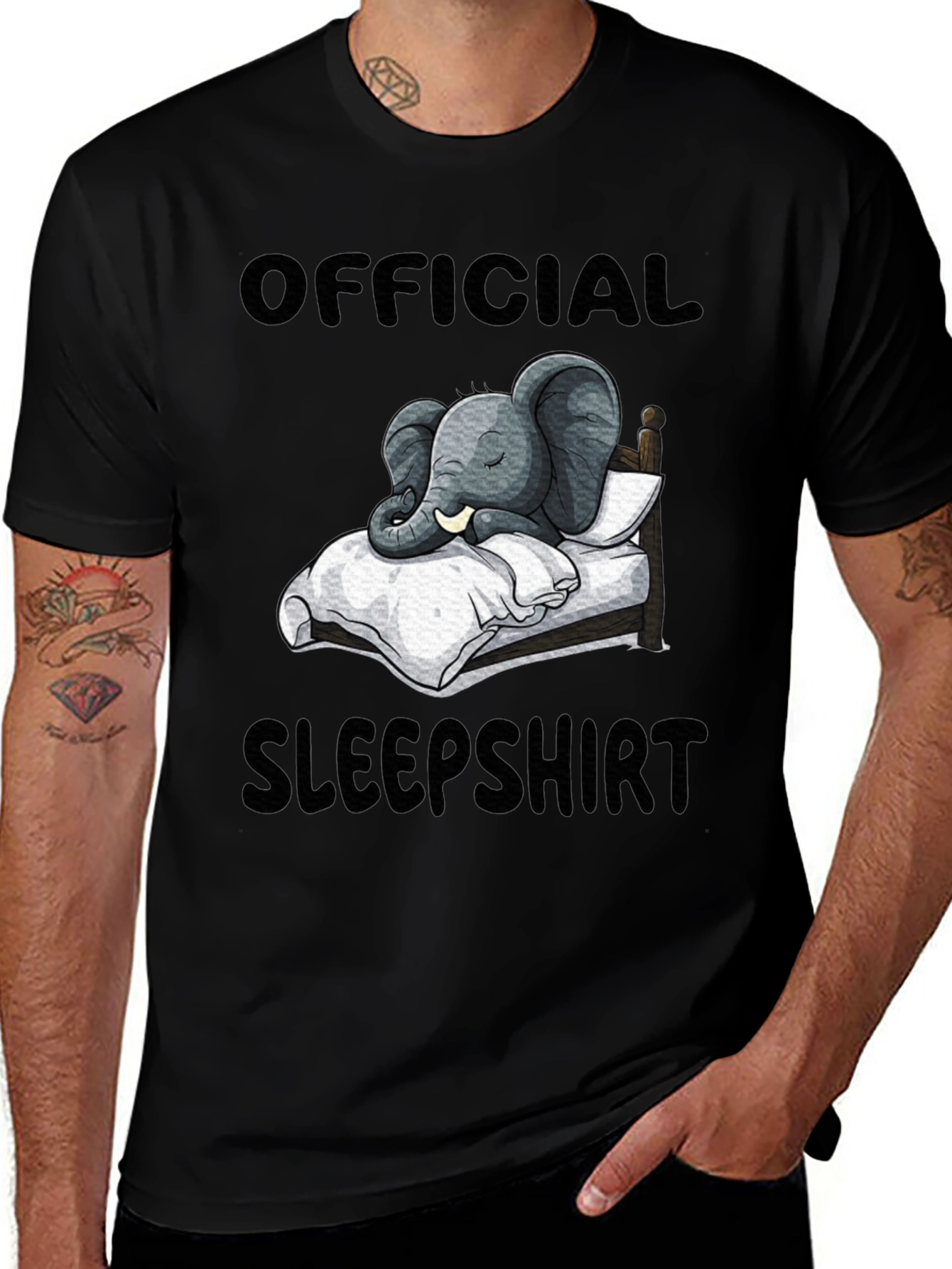Variant 29 of Official Sleepshirt: Elephant Pajama Tee