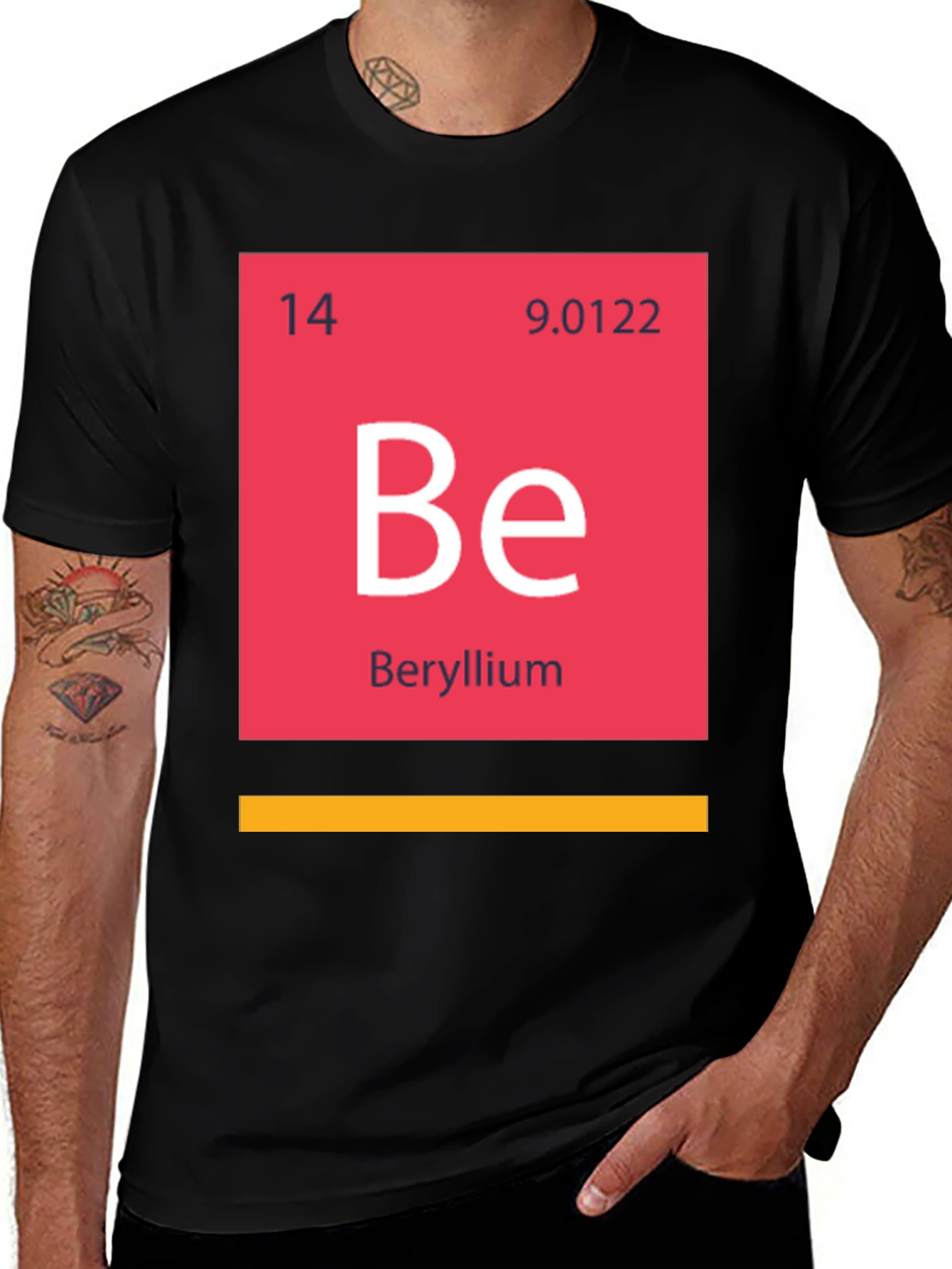 Beryllium Periodic Table T-Shirt