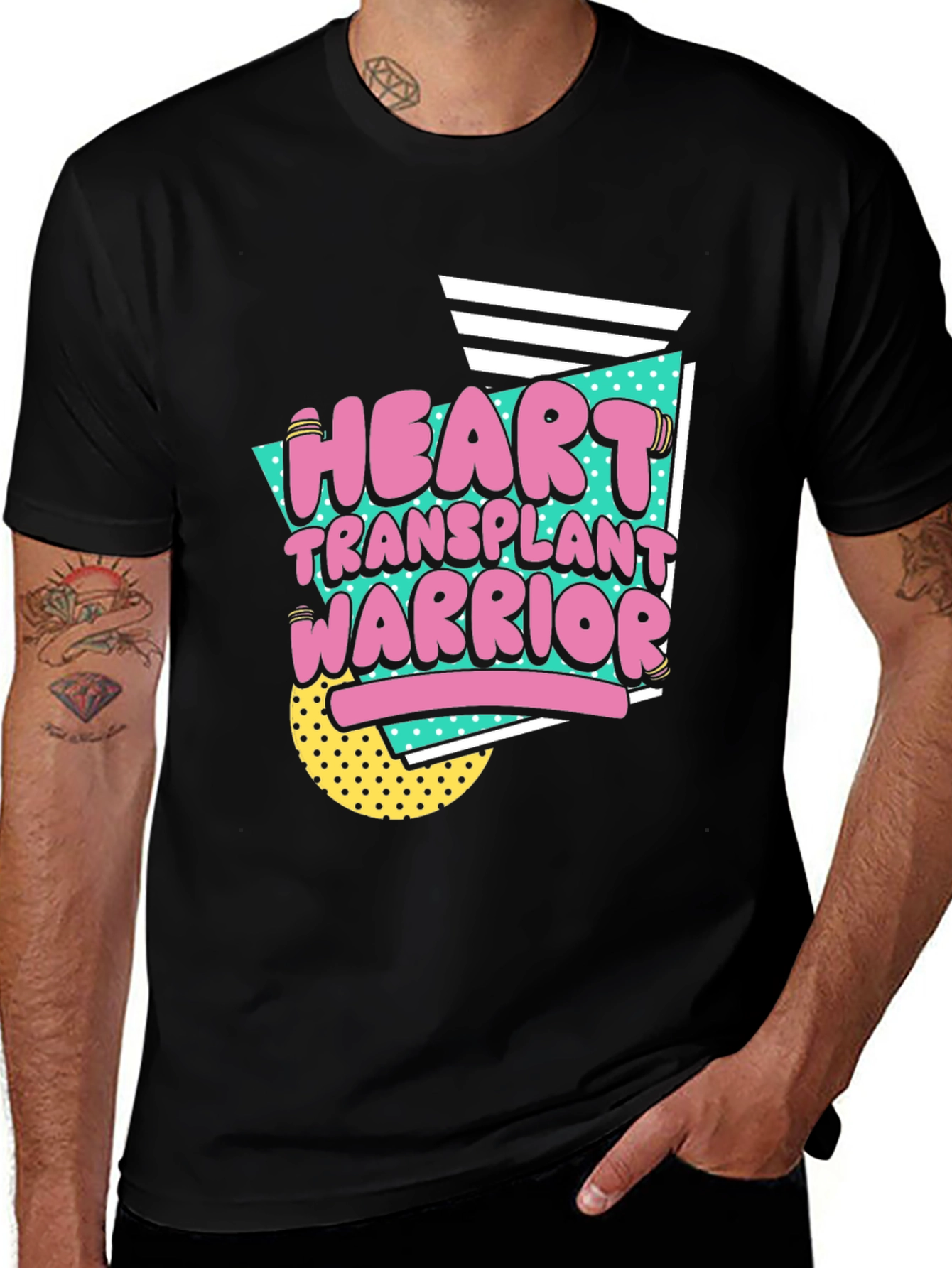 Variant 28 of Heart Transplant Warrior Graphic Tee
