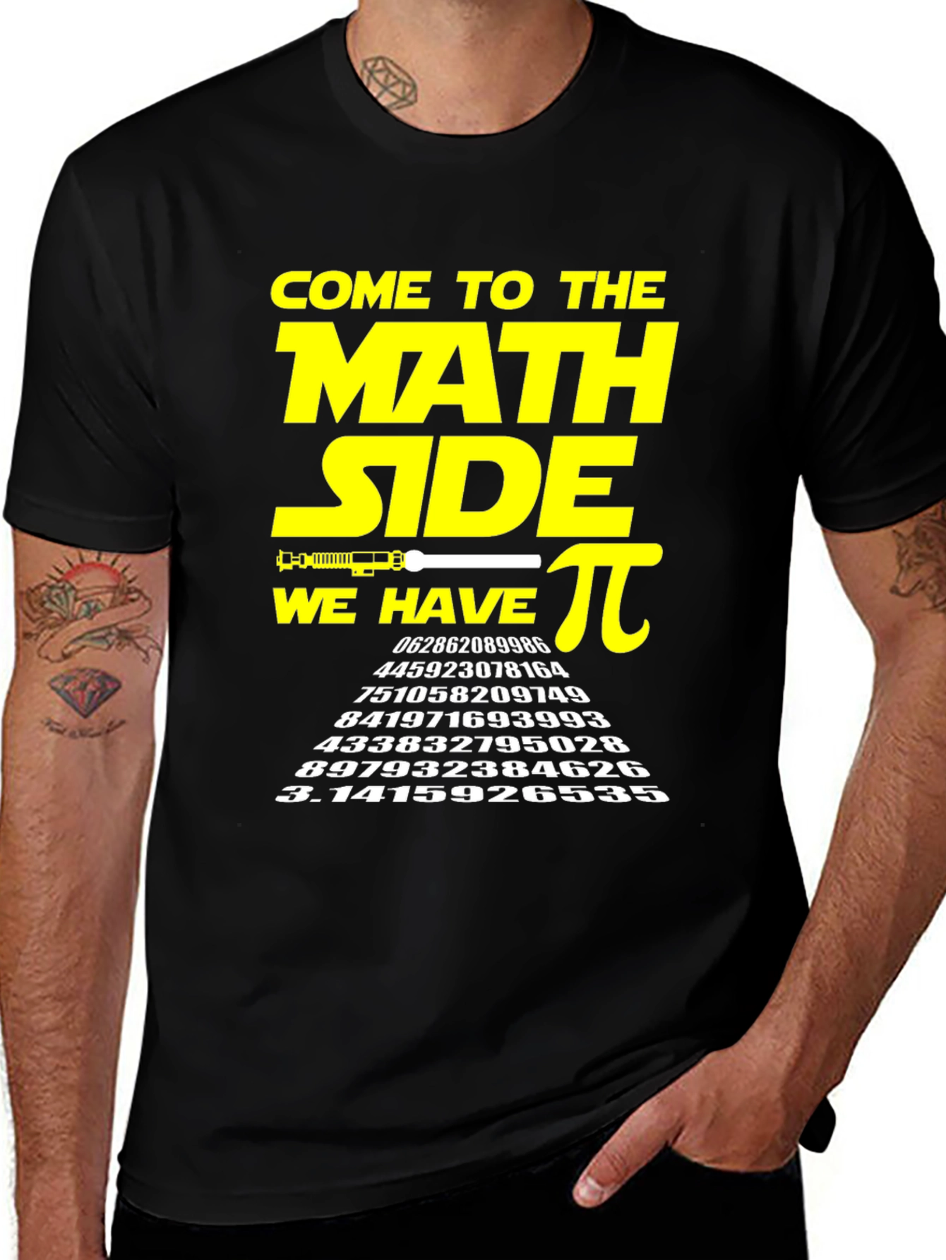 Variant 28 of Come to the Math Side T-Shirt