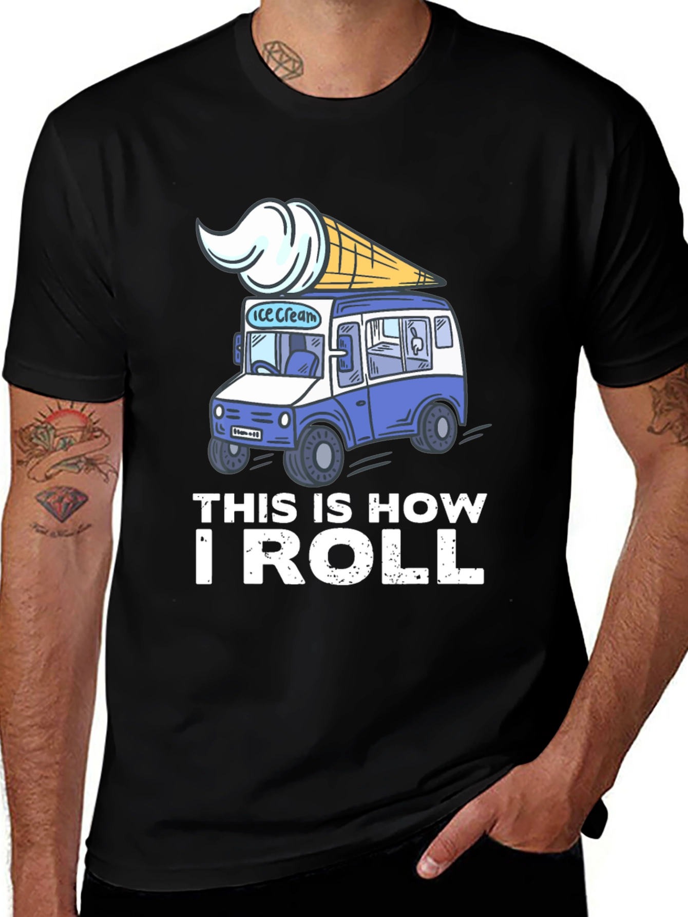 Variant 21 of Ice Cream Truck Graphic Tee - This Is How I Roll