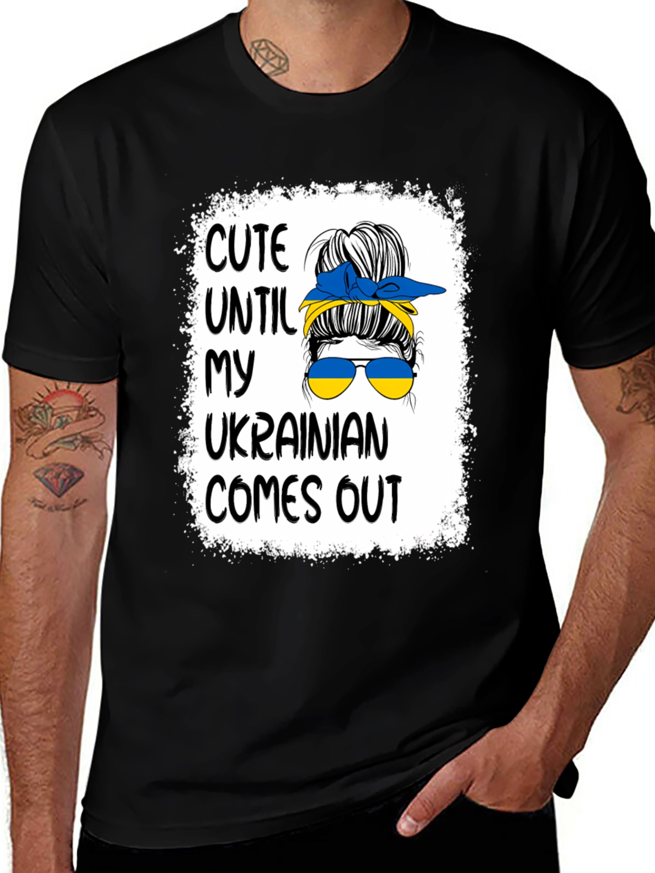 Cute Until My Ukrainian Comes Out T-Shirt