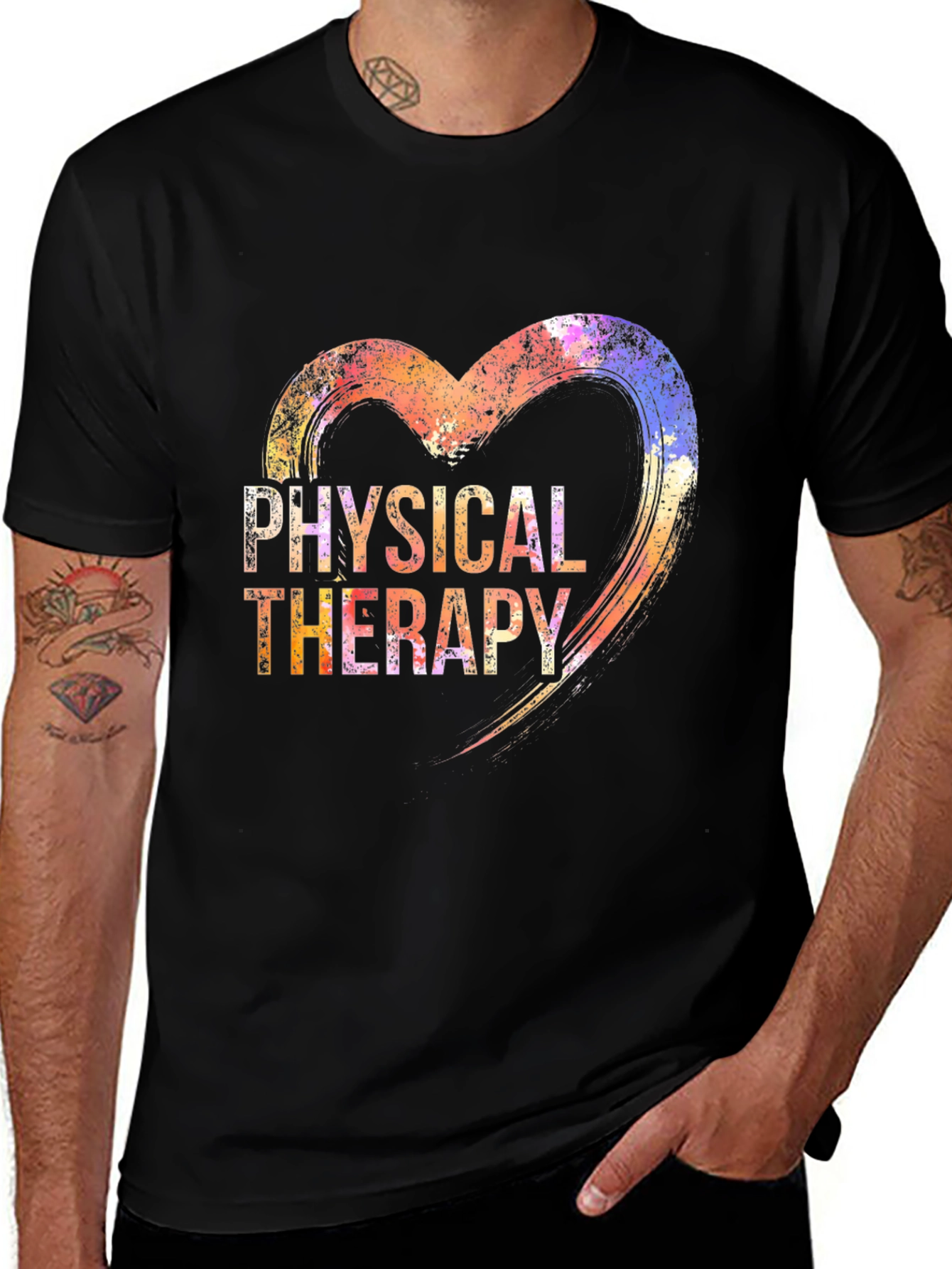 Variant 11 of Physical Therapy Heart Graphic Tee