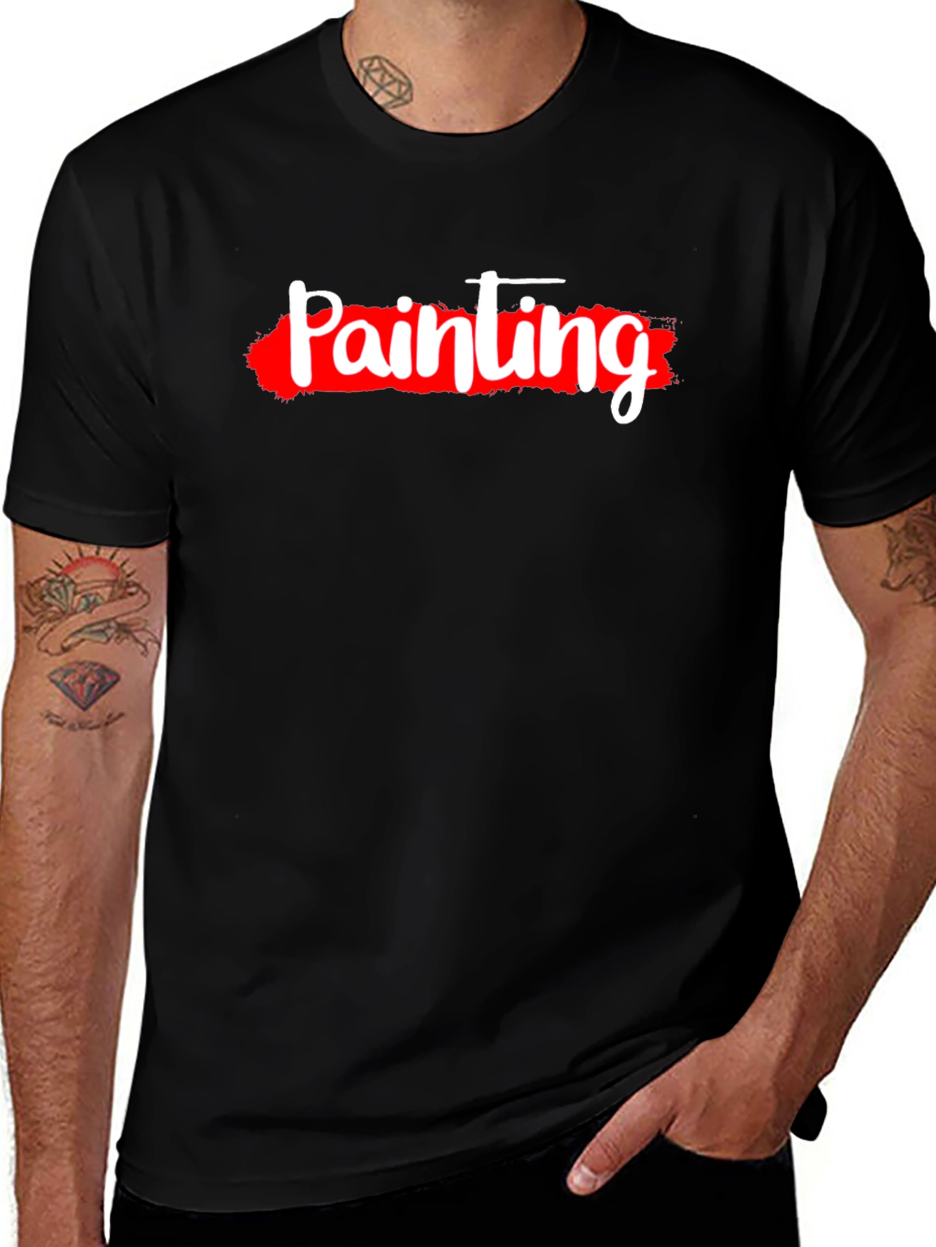 Variant 24 of Painting Enthusiast Black Tee