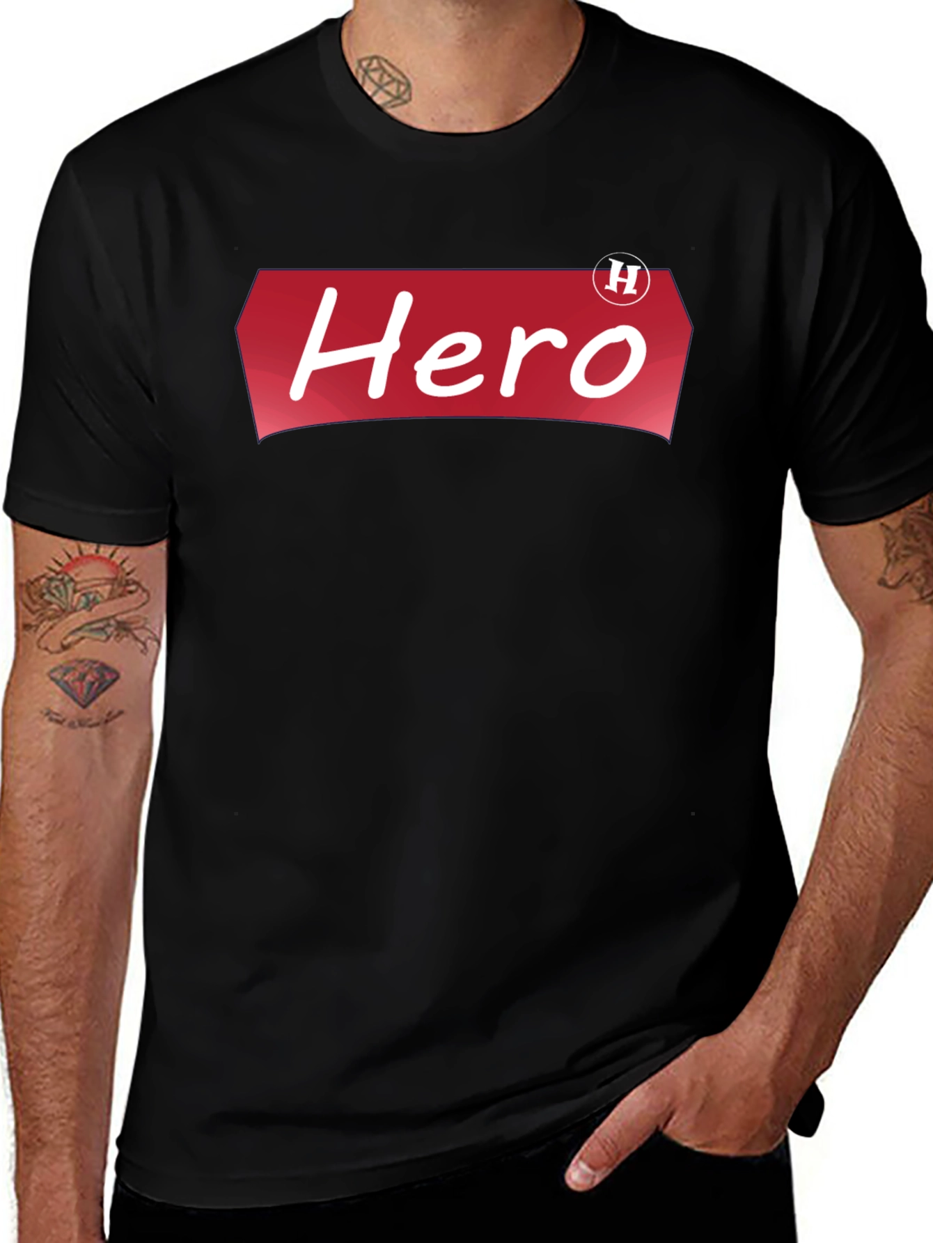 Variant 3 of Hero Graphic T-Shirt - Stylish & Comfortable