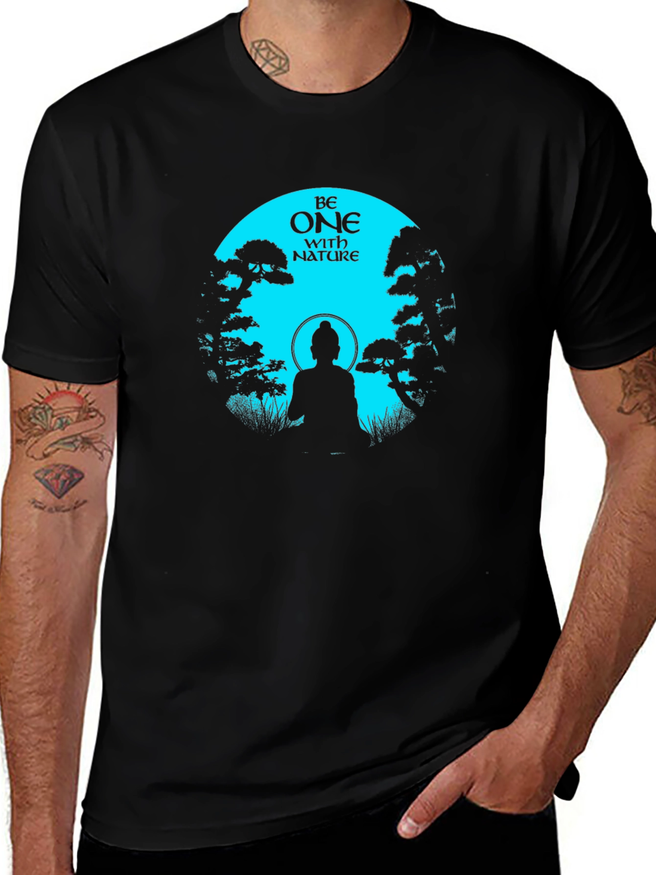 Variant 7 of Be One With Nature Graphic T-Shirt