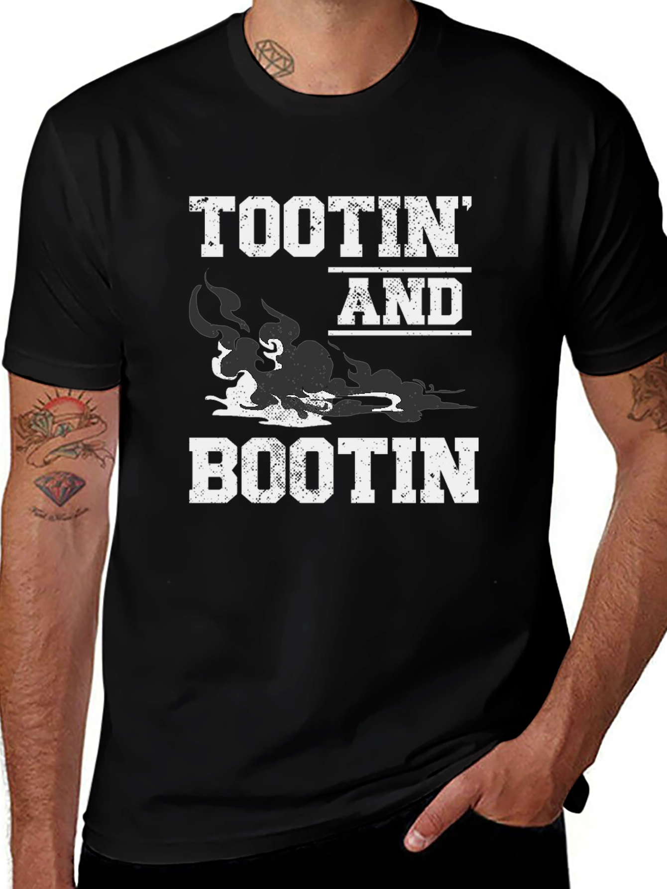 Variant 22 of Tootin' and Bootin' Graphic Tee