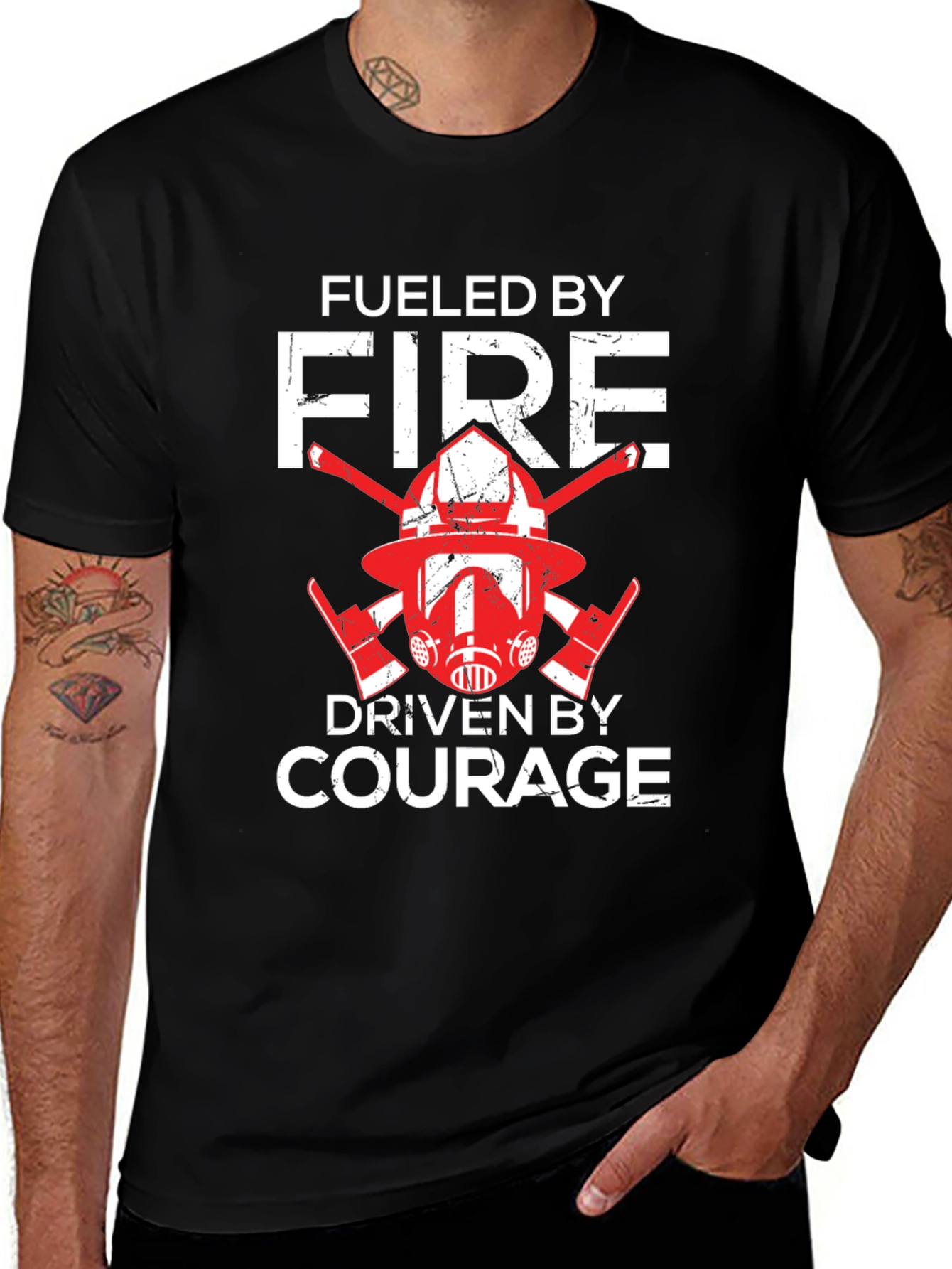 Fueled By Fire Driven By Courage T-Shirt
