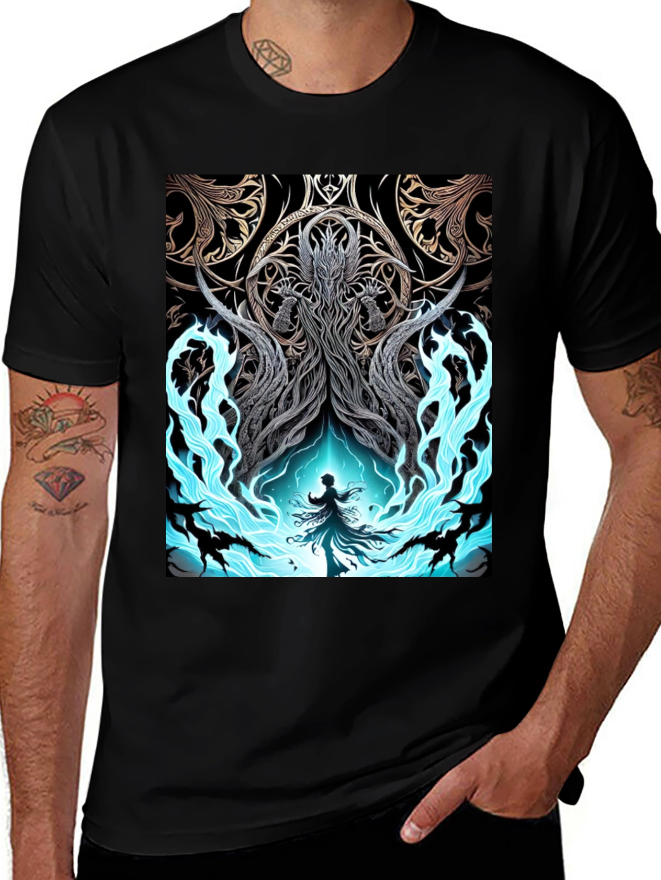 Variant 27 of Mystic Art T-Shirt - Dark Fantasy Design
