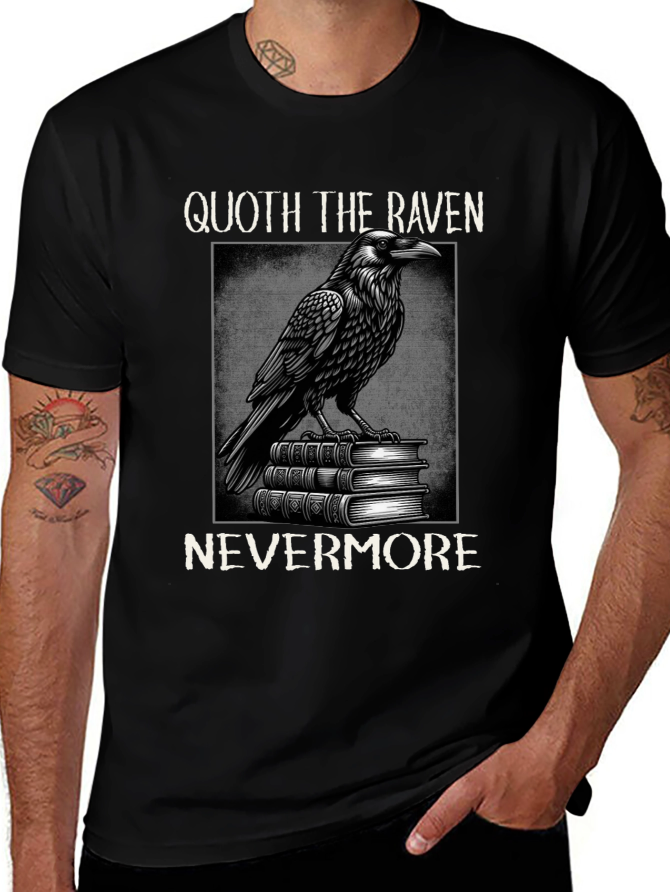 Variant 5 of Quoth the Raven Graphic T-Shirt