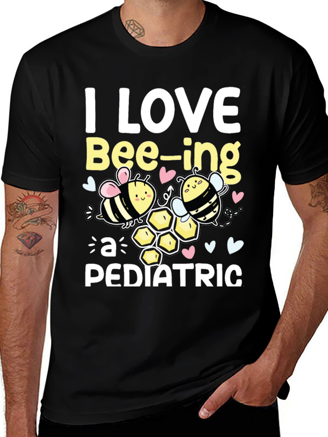 Variant 14 of I Love Bee-ing a Pediatric T-Shirt