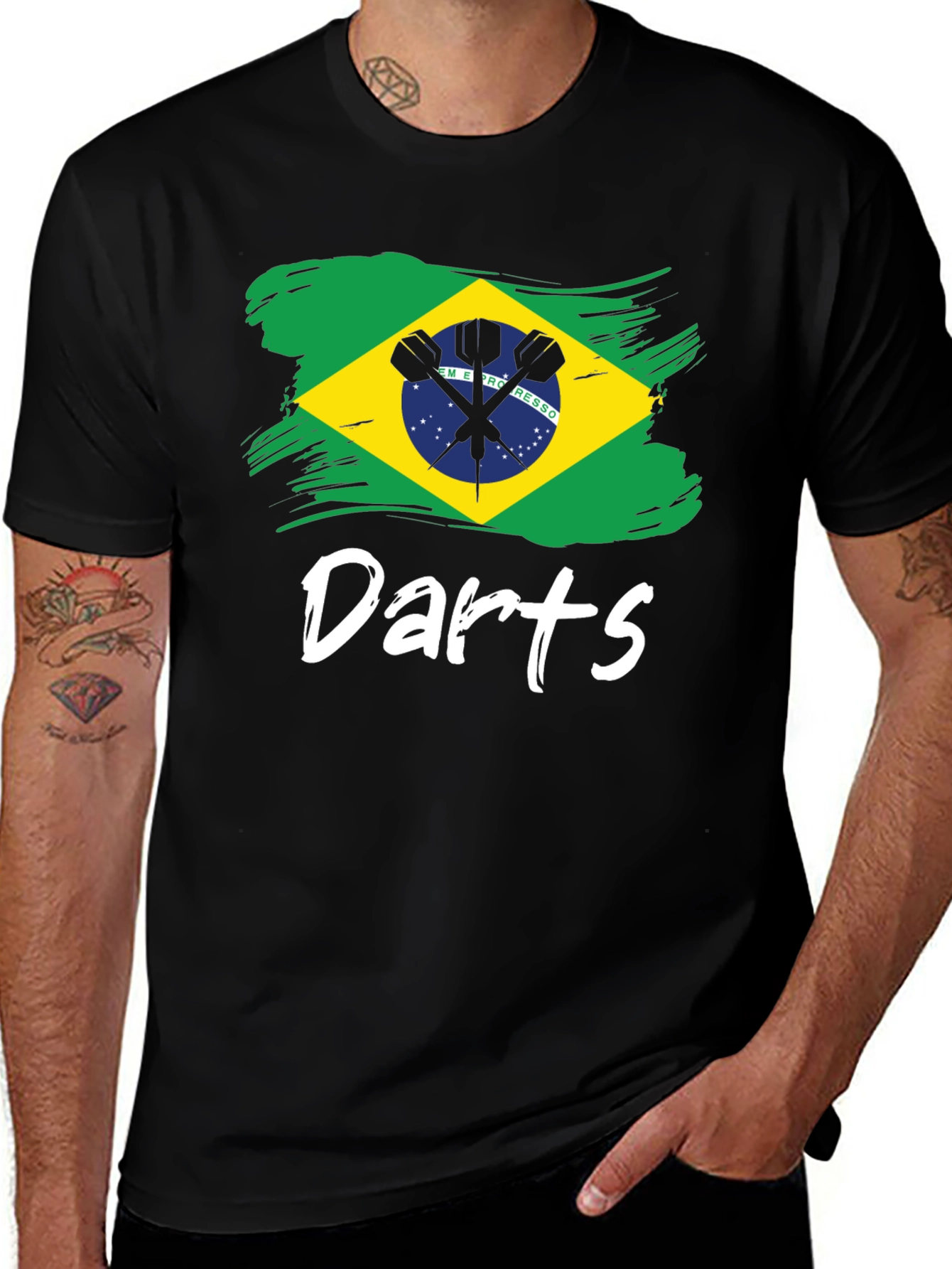 Variant 7 of Brazil Darts T-Shirt