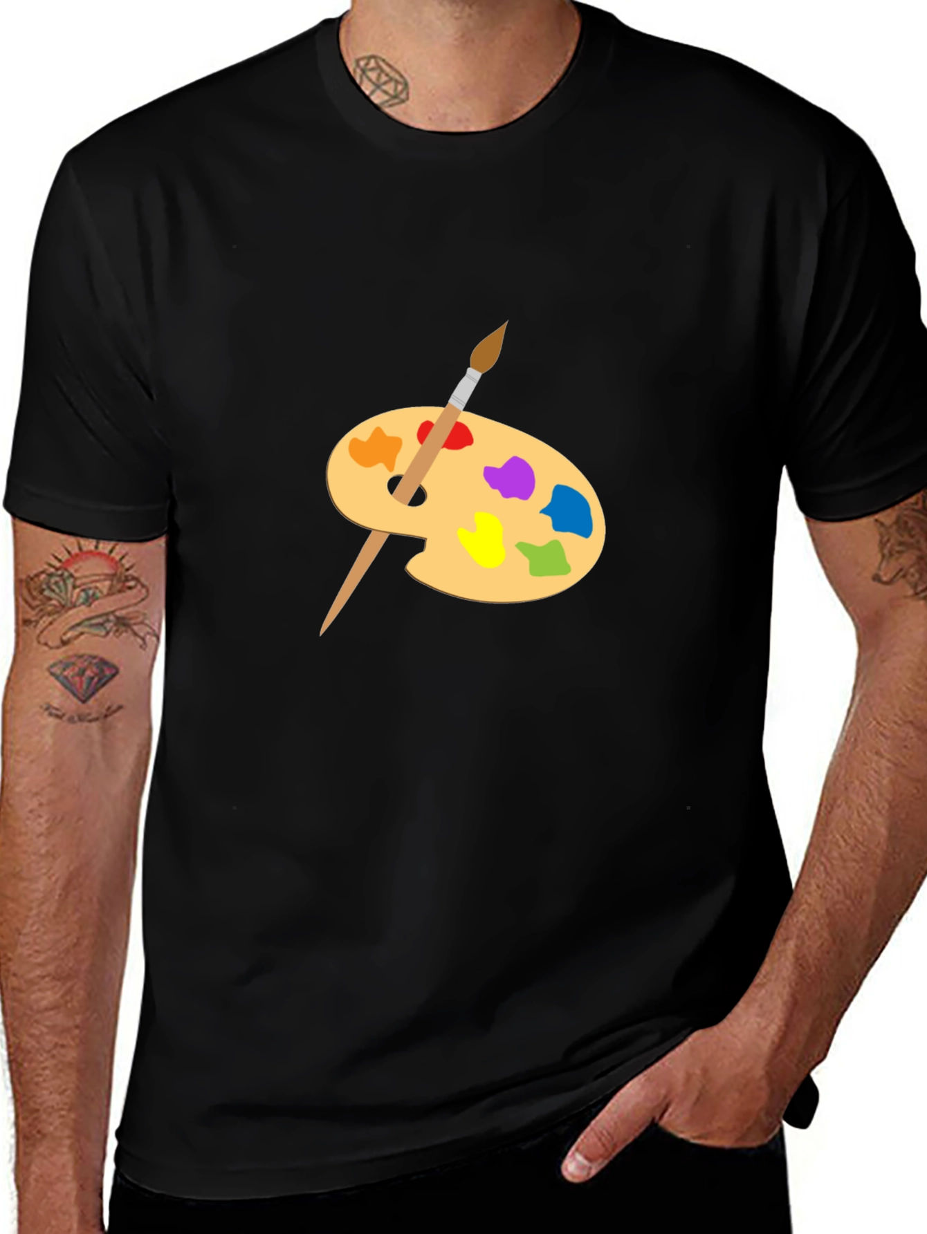 Variant 13 of Artist's Palette T-Shirt - Creative & Stylish