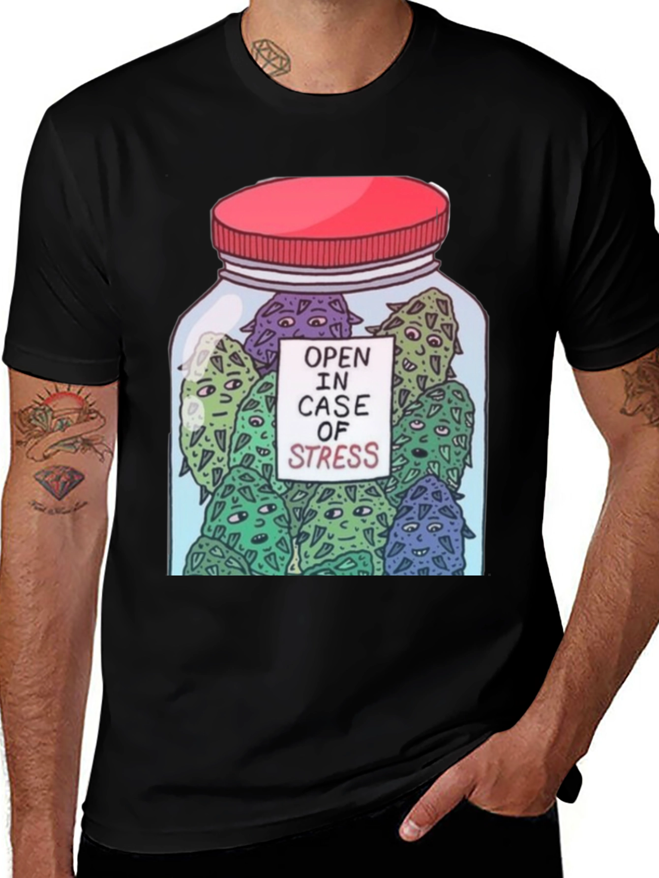 Open In Case Of Stress Graphic T-Shirt