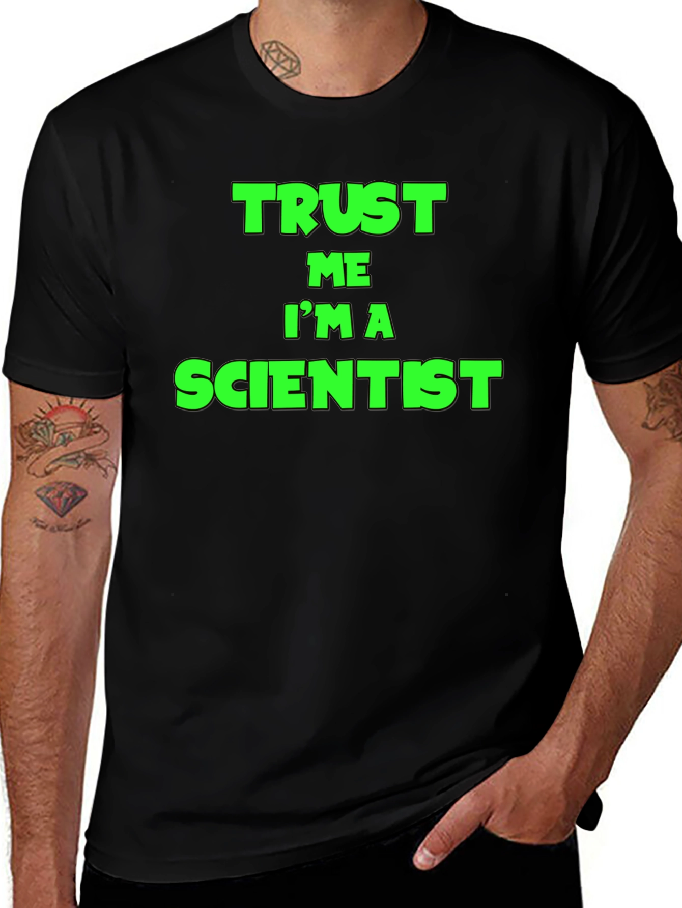 Variant 18 of Trust Me I'm a Scientist Black T-Shirt