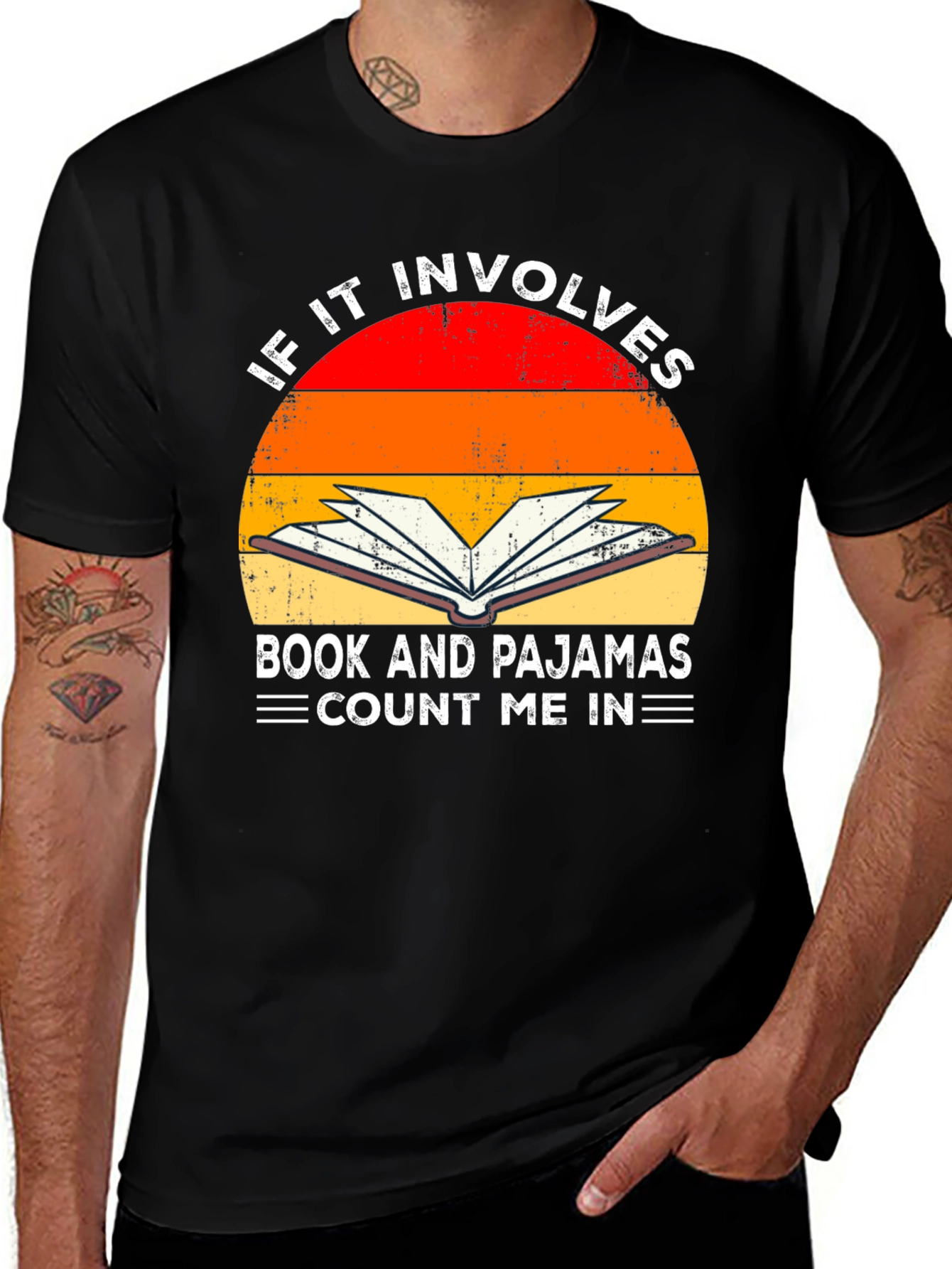 Variant 14 of Book and Pajamas Graphic Tee