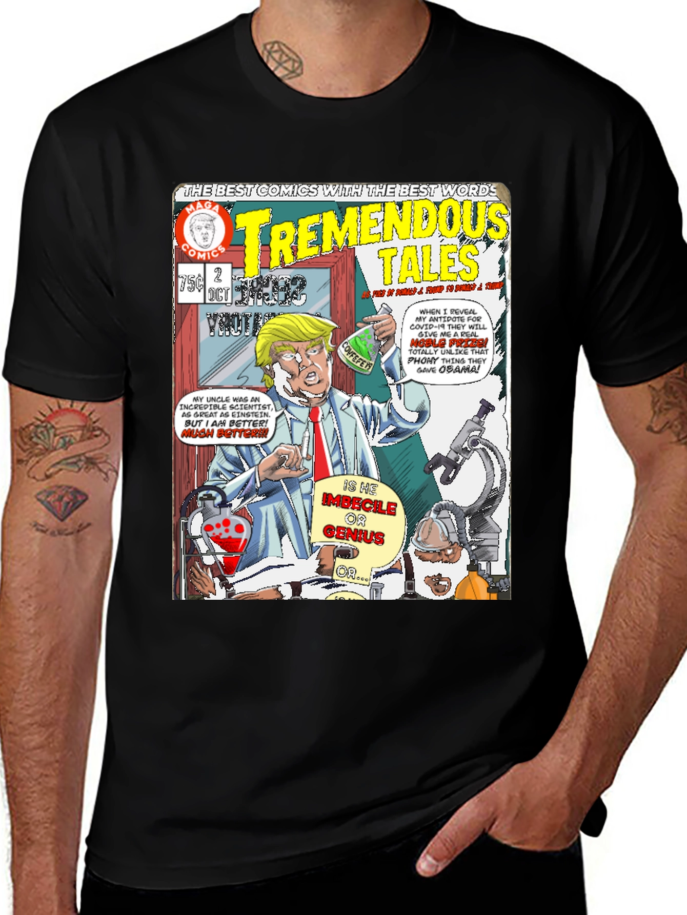 Tremendous Tales Trump Comic T-Shirt