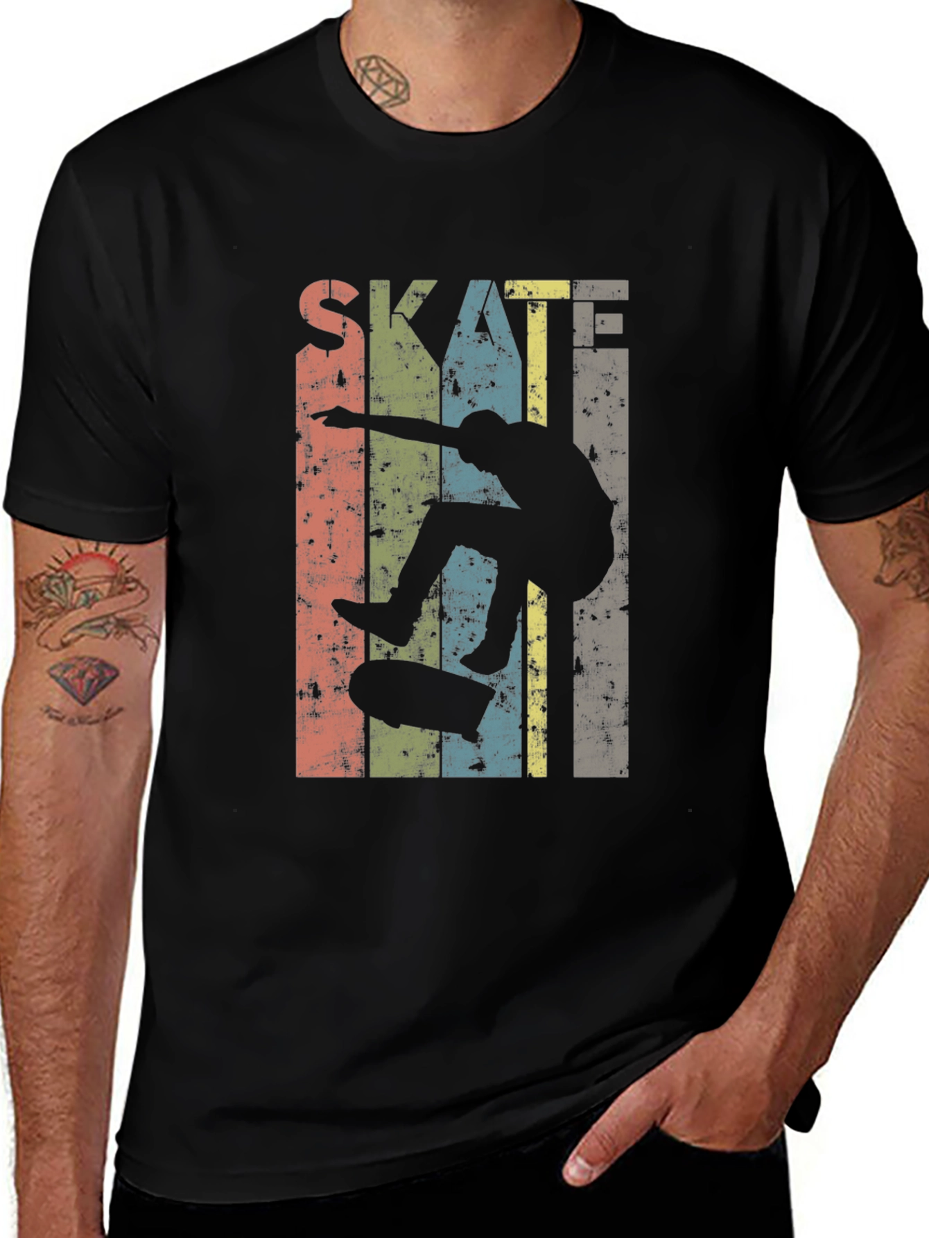 Variant 13 of Retro Skateboarding T-Shirt
