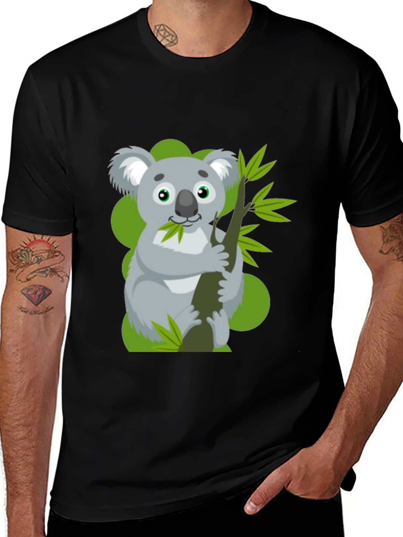 Variant 3 of Cute Koala Bear Graphic Print T-Shirt