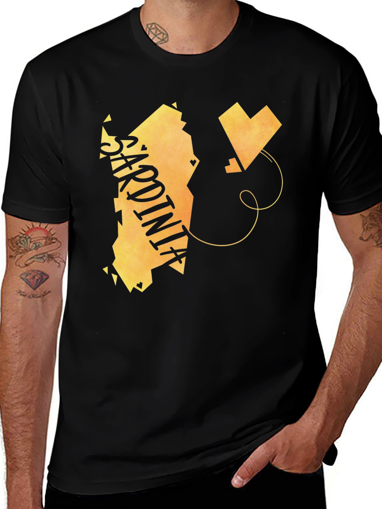 Sardinia Italy Heart T-Shirt