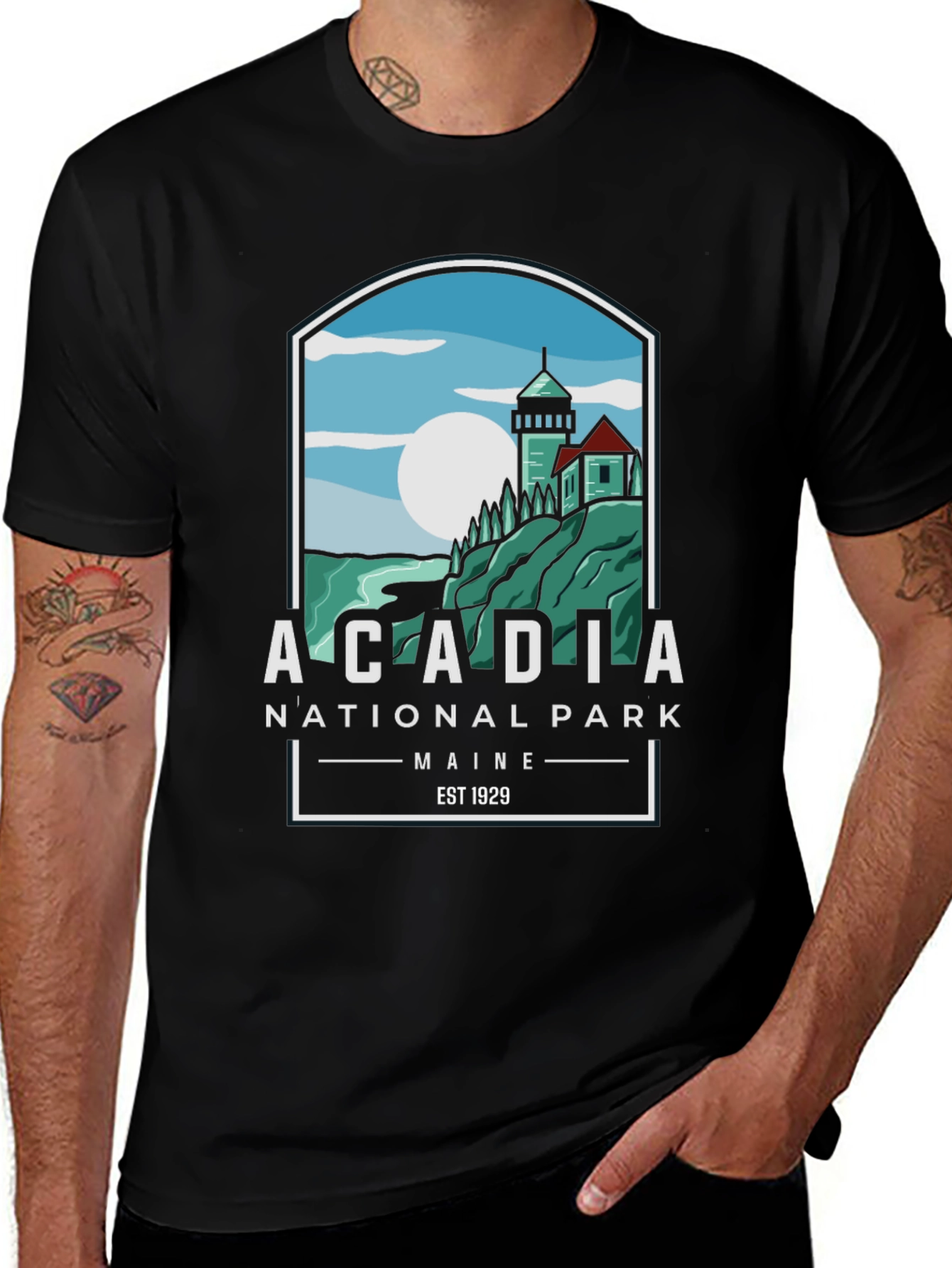 Acadia National Park T-Shirt - Maine Est 1929