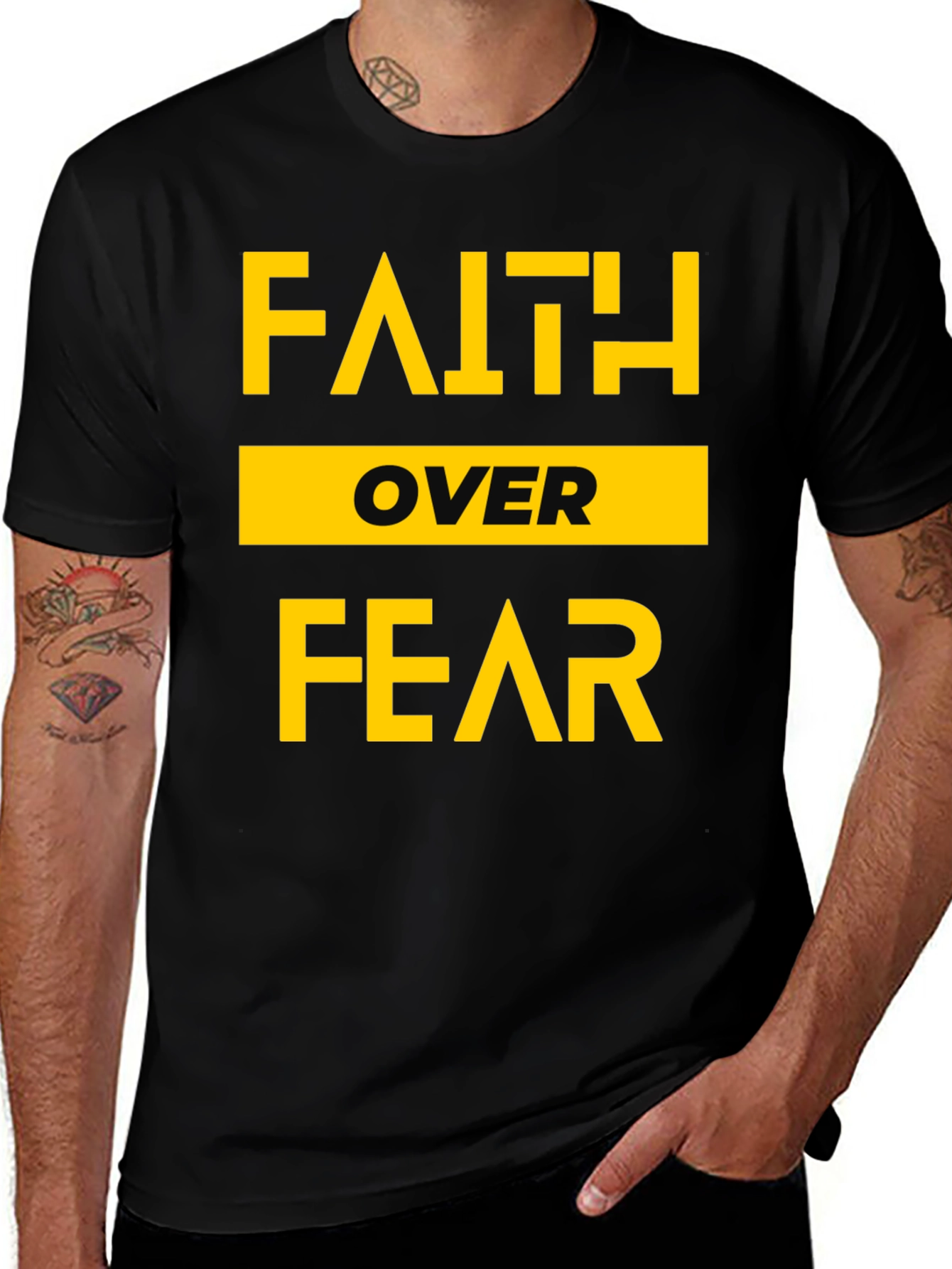 Variant 20 of Faith Over Fear Graphic T-Shirt