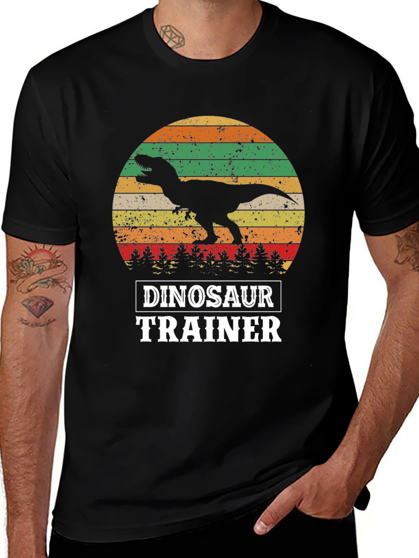Variant 27 of Dinosaur Trainer T-Shirt Retro Style