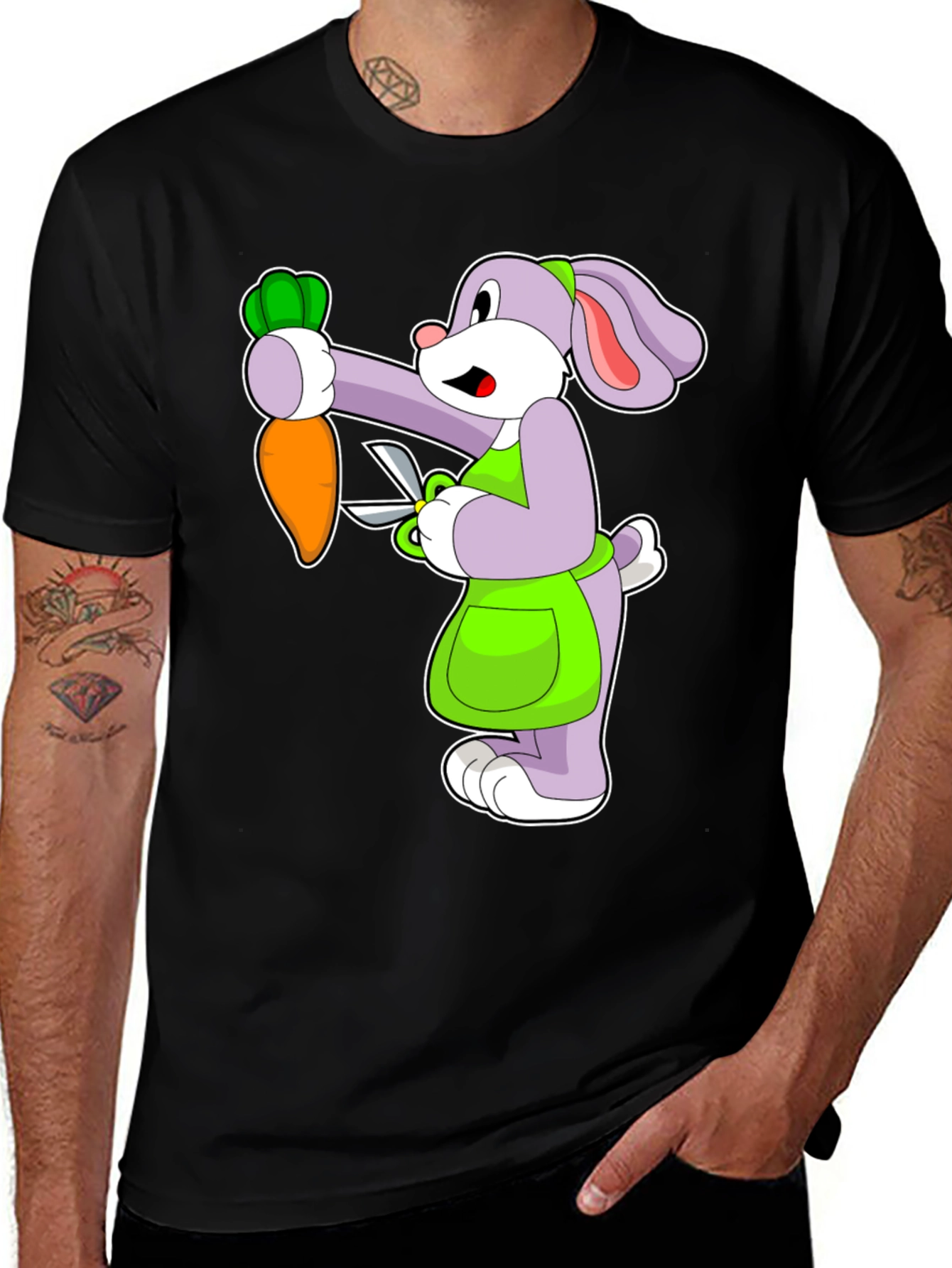 Variant 13 of Funny Bunny Carrot T-Shirt