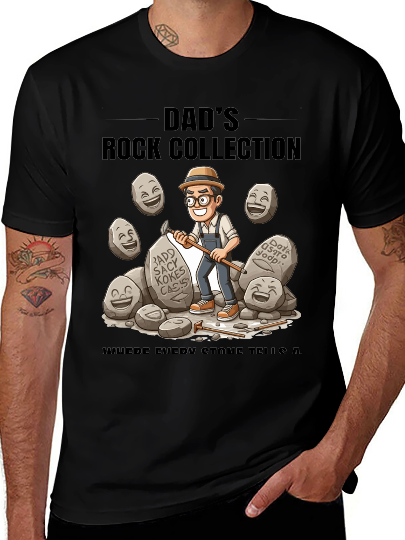 Variant 30 of Dad's Rock Collection Graphic Tee