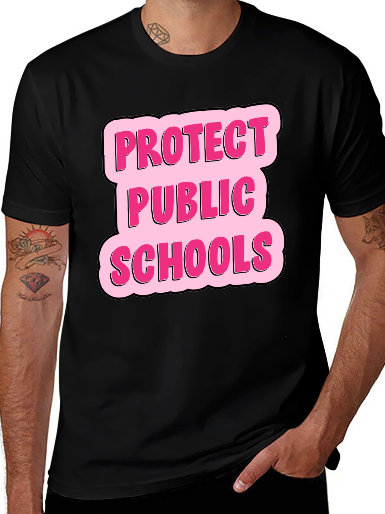 Variant 26 of Protect Public Schools Graphic T-Shirt