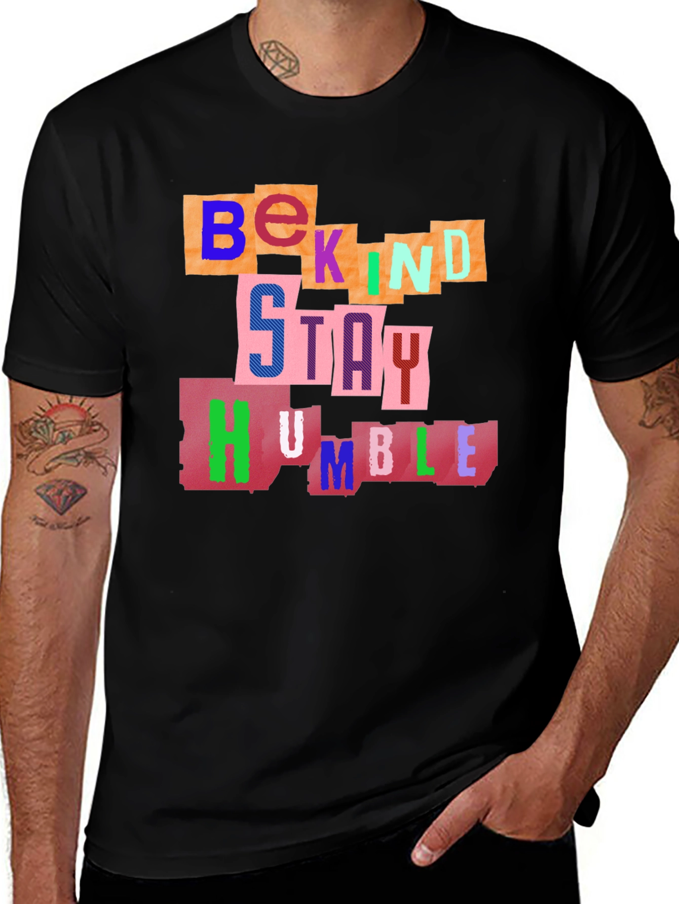 Be Kind Stay Humble T-Shirt - Inspirational Tee