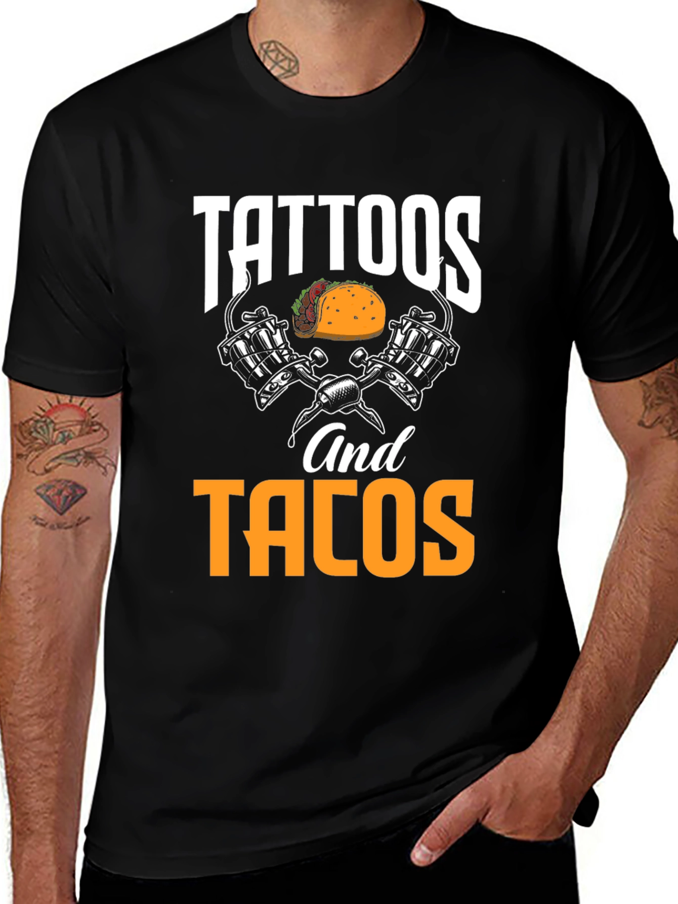 Variant 15 of Tattoos and Tacos Graphic Tee