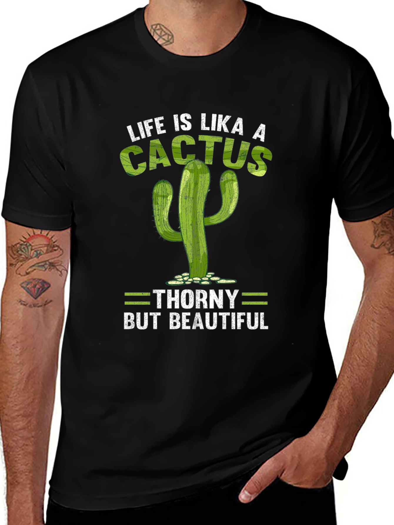 Variant 18 of Life is Like a Cactus T-Shirt