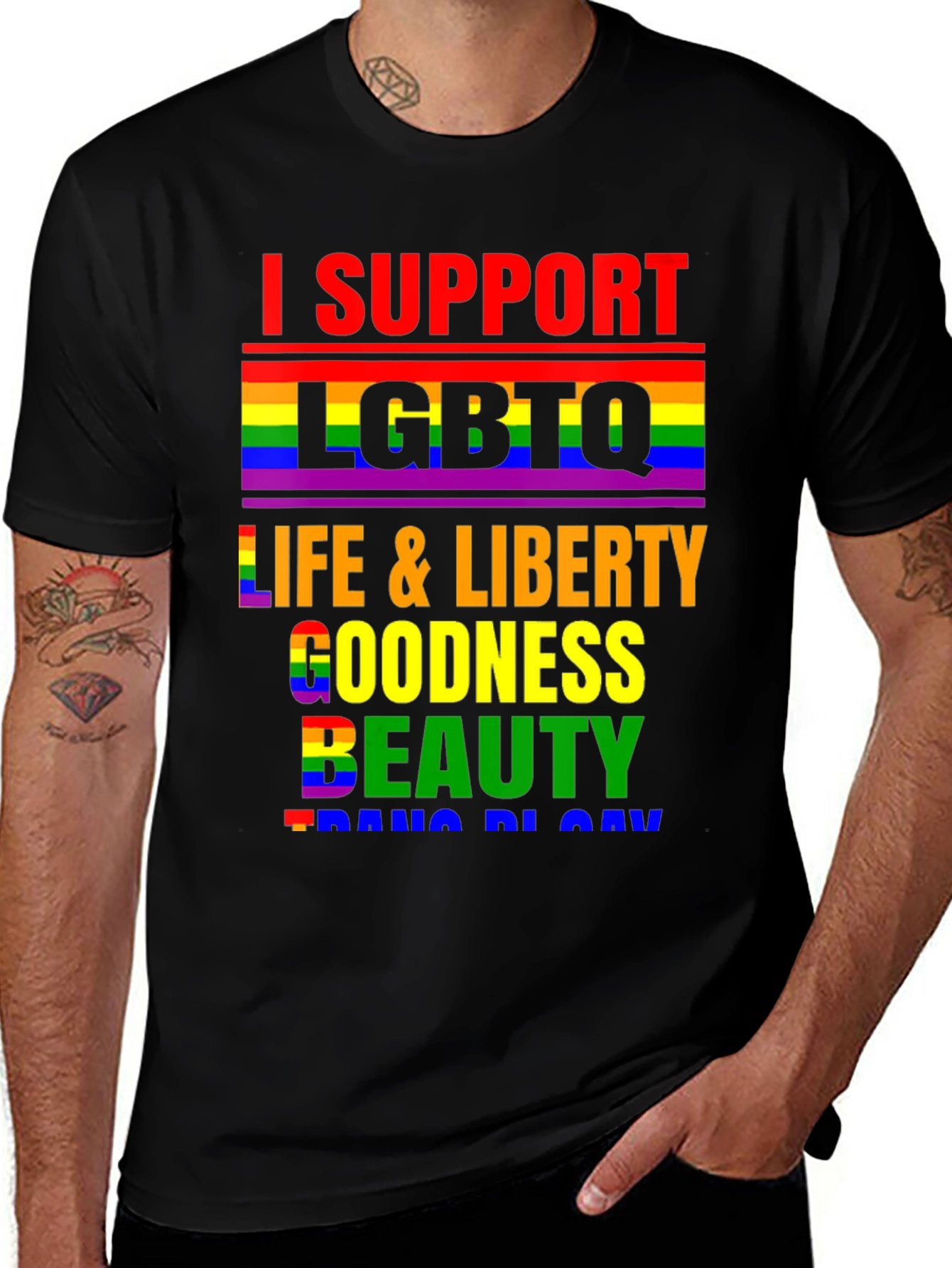 I Support LGBTQ Pride T-Shirt